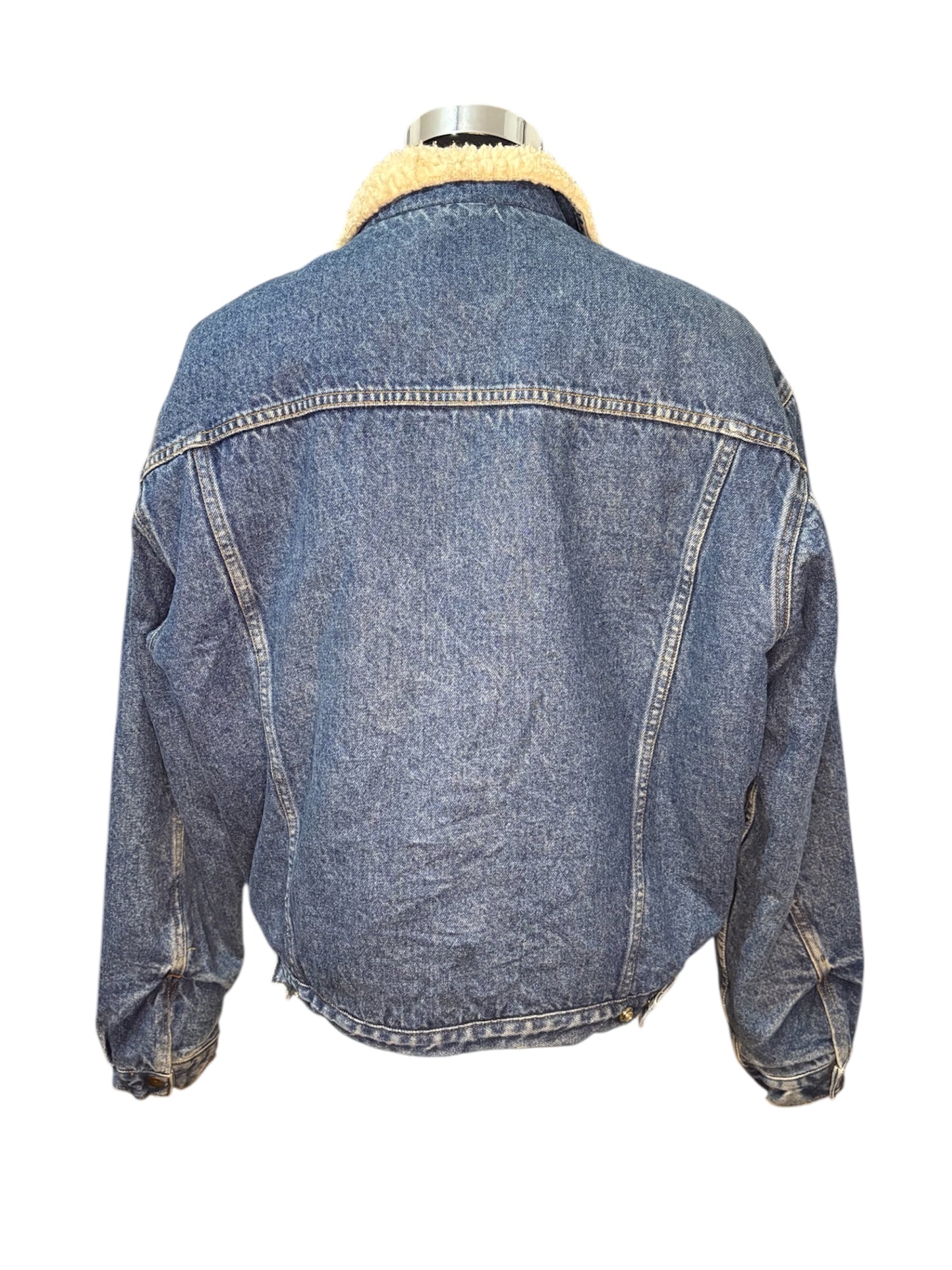 Giubbino Jeans Sherpa 90’s - L -