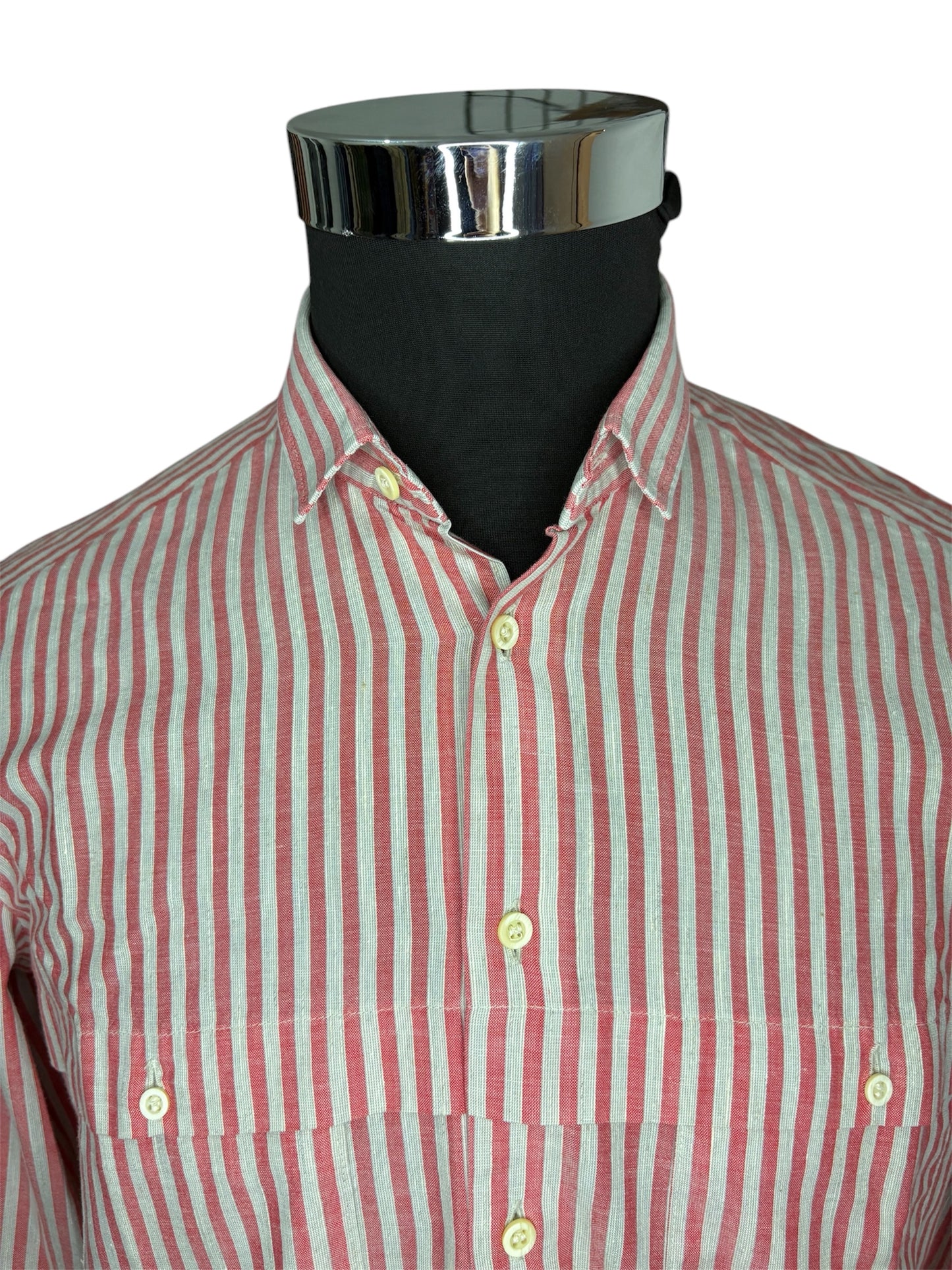 Camicia a Righe 80/90 Vintage -M-