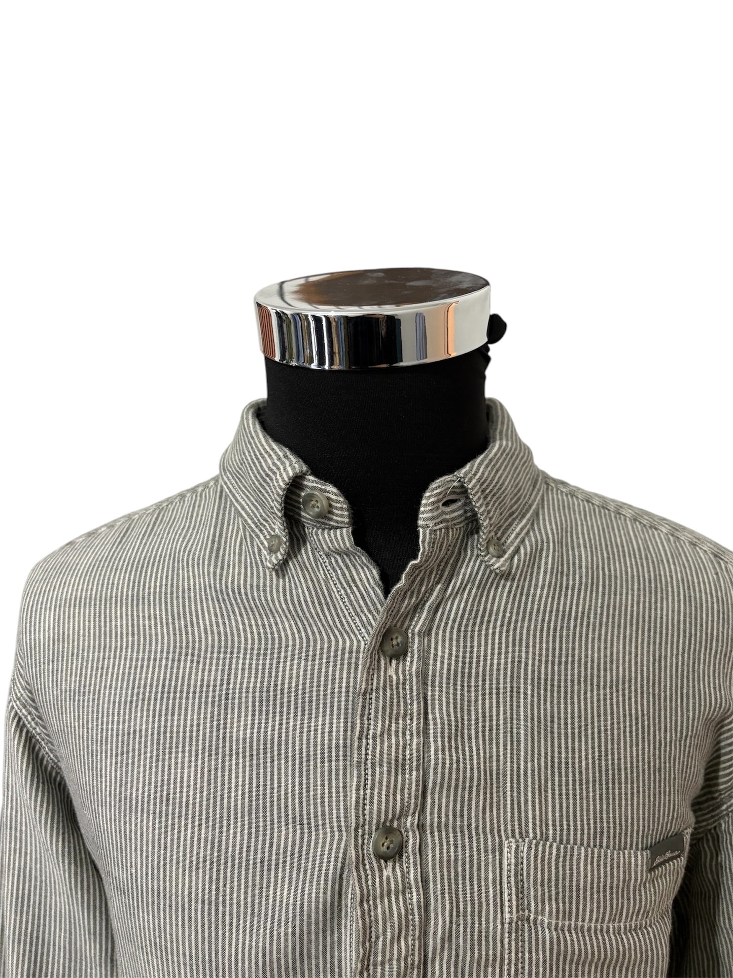 Camicia a Righe 80/90 Vintage -XL-