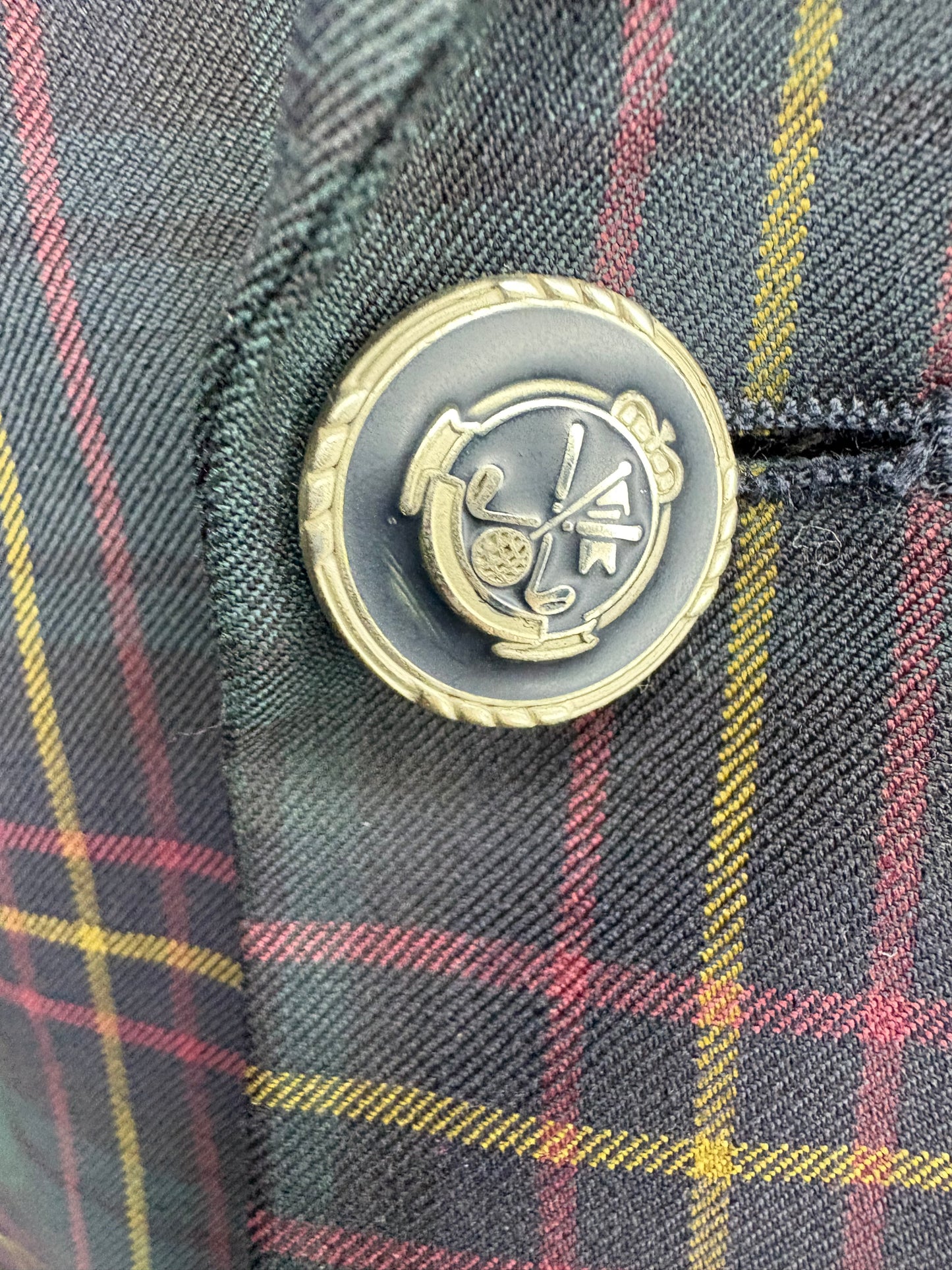 Giacca Doppiopetto Blackwatch Quadri 80/90 -L-