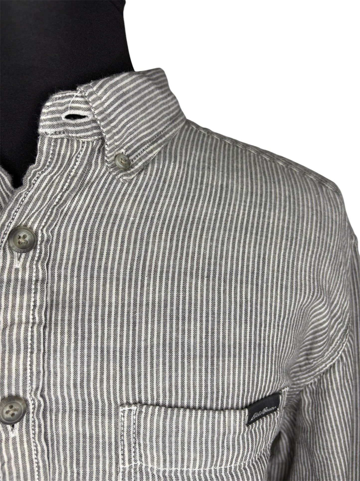 Camicia a Righe 80/90 Vintage -XL-