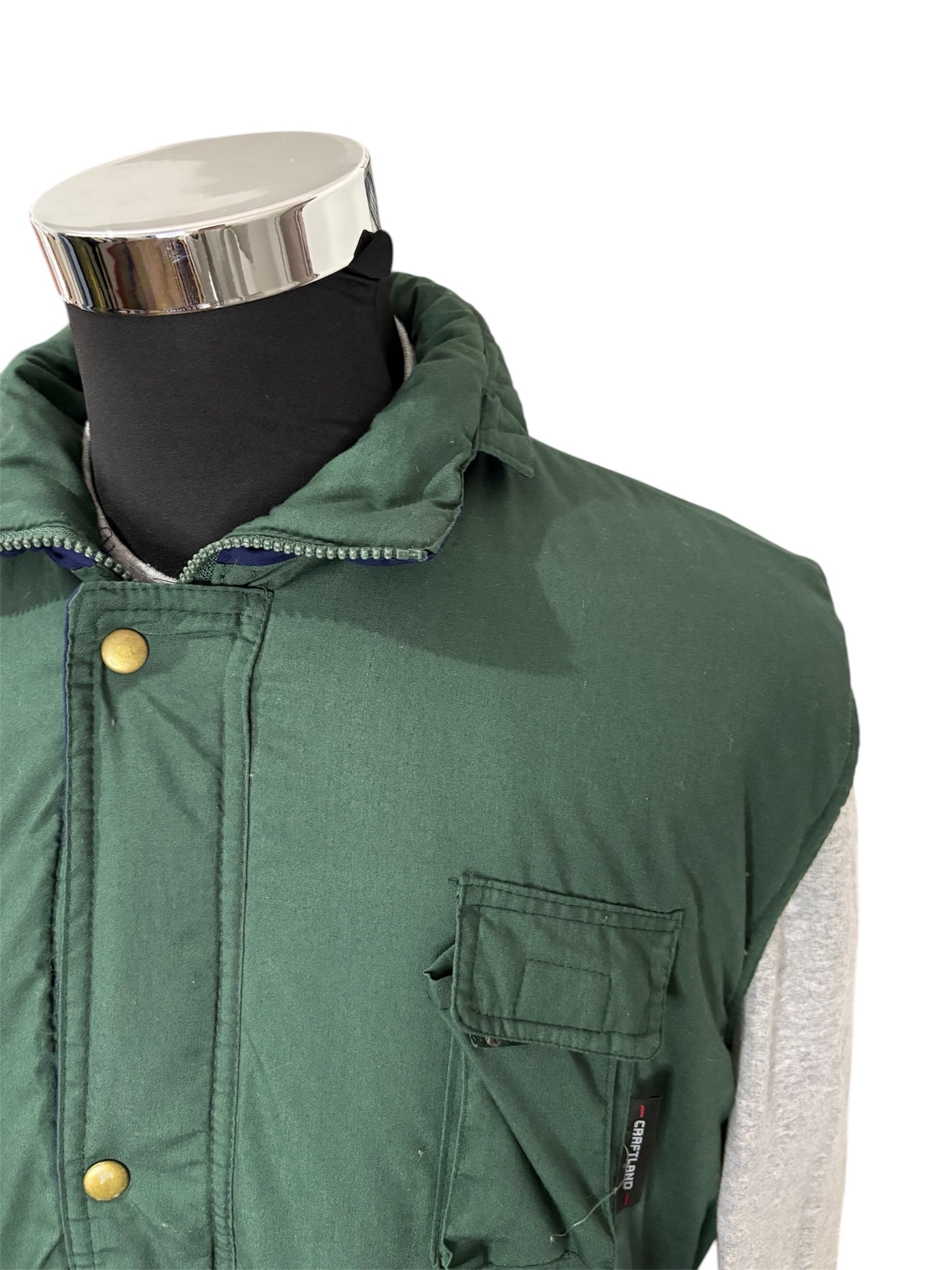 Gilet Imbottito Double Face 80/90 Vintage -M/L-