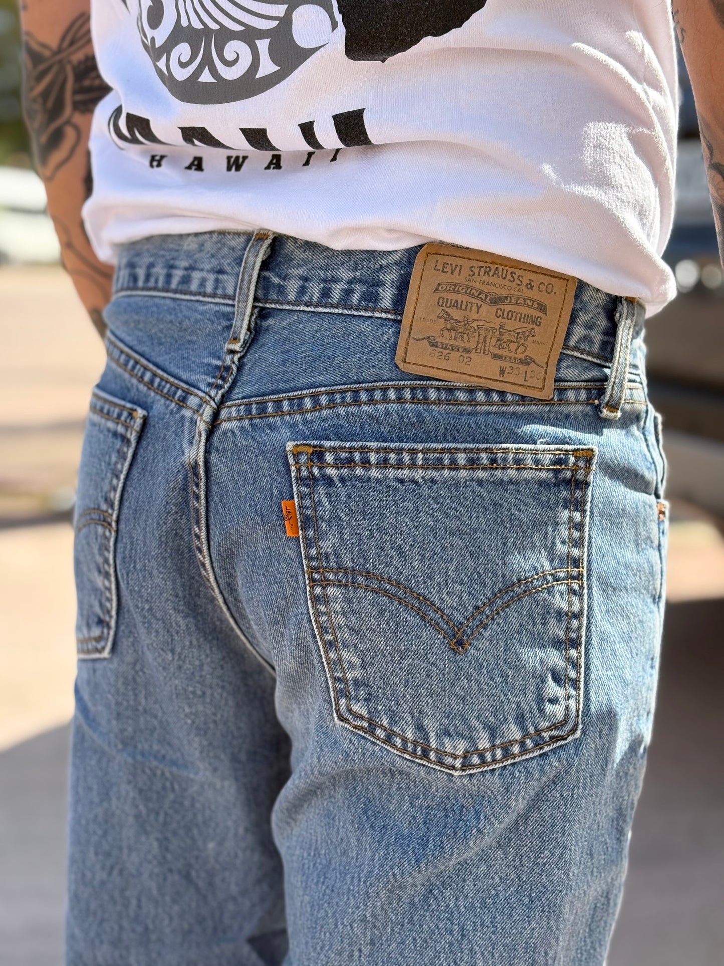 Jeans Levi’s 626 Orange Tab W33 L36