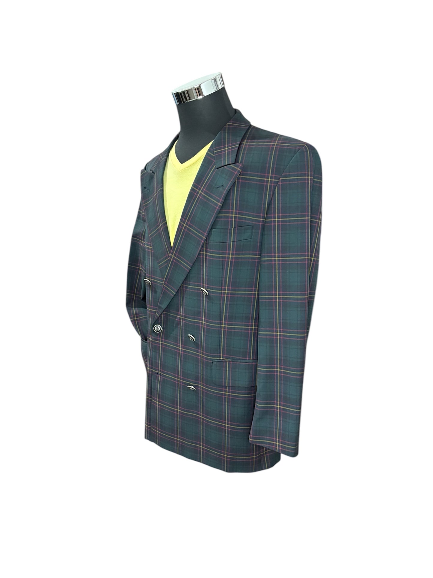 Giacca Doppiopetto Blackwatch Quadri 80/90 -L-