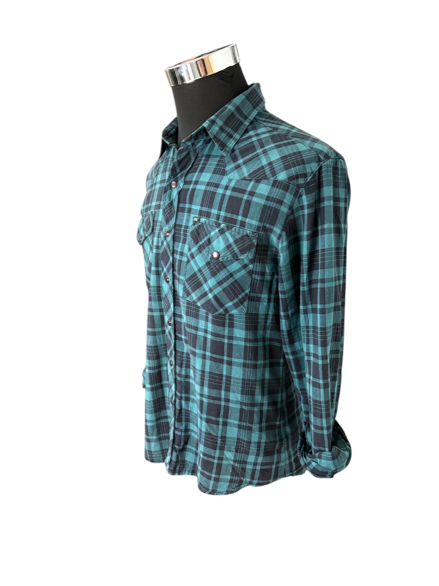 Camicia a Quadri Boscaiolo 80/90 Vintage -M-
