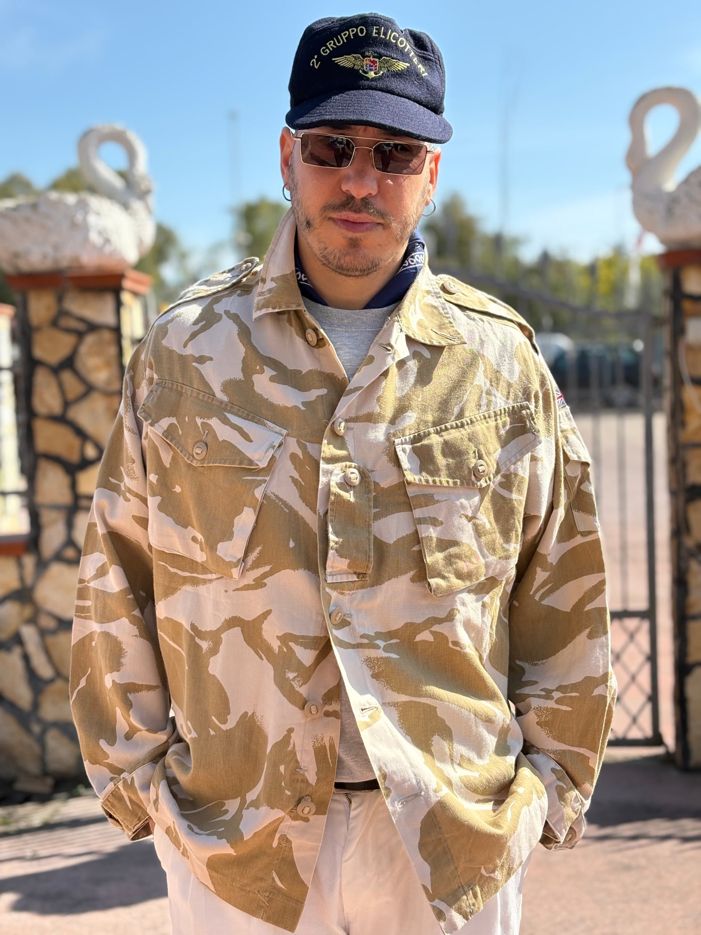 Camicia Militare DPM Tropical Desert Esercito Inglese -M/L -