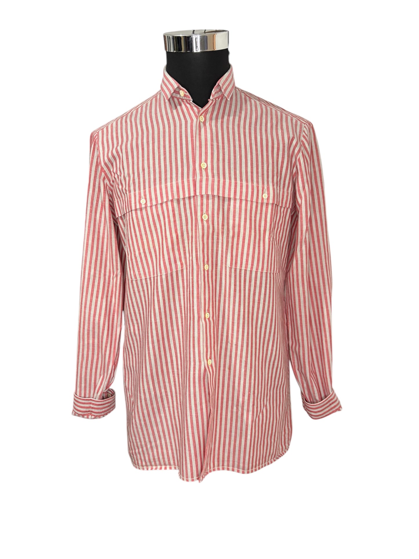 Camicia a Righe 80/90 Vintage -M-