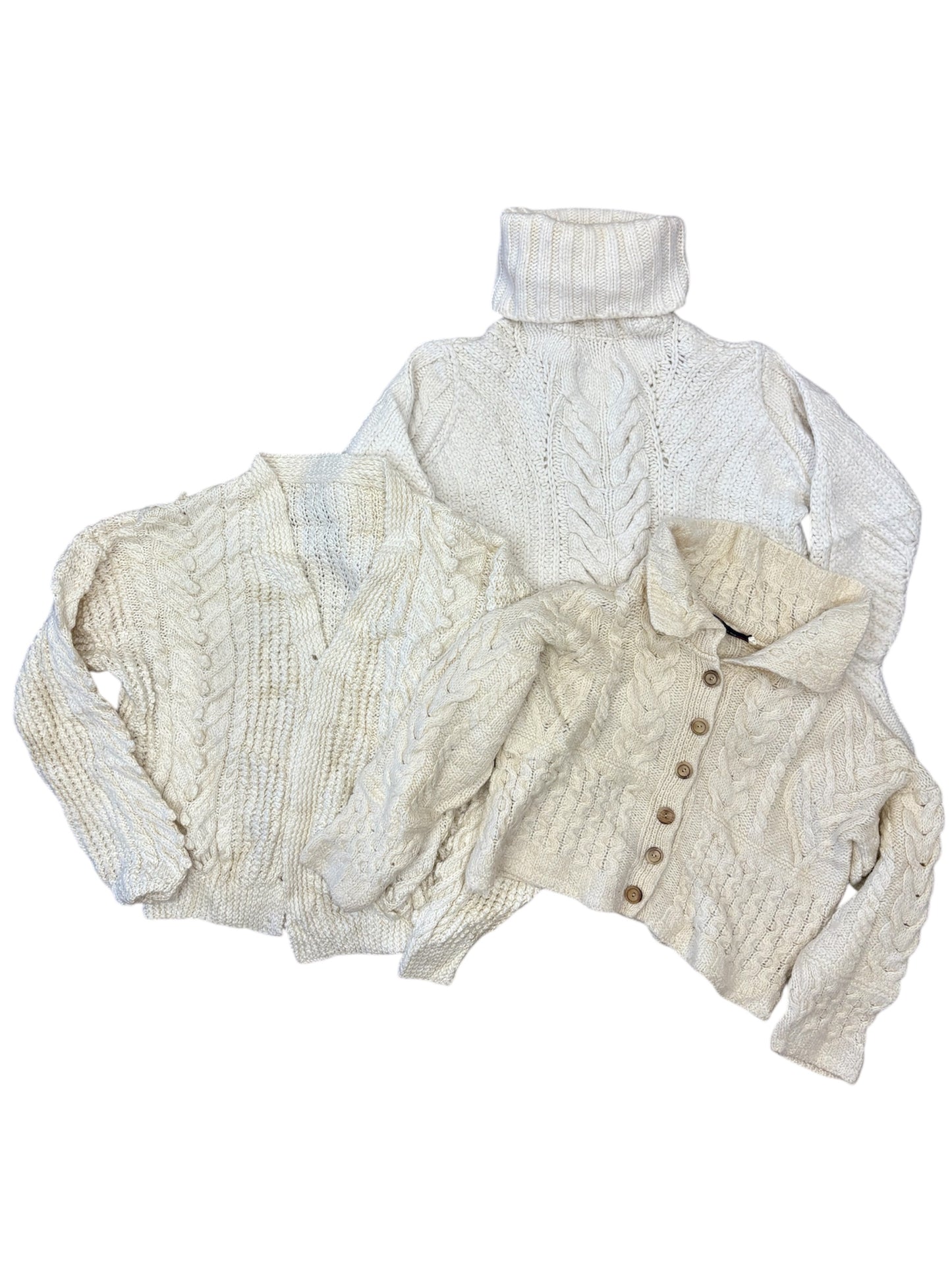 MAGLIONI FISHERMAN ARAN BOX - ORIGINALE VINTAGE