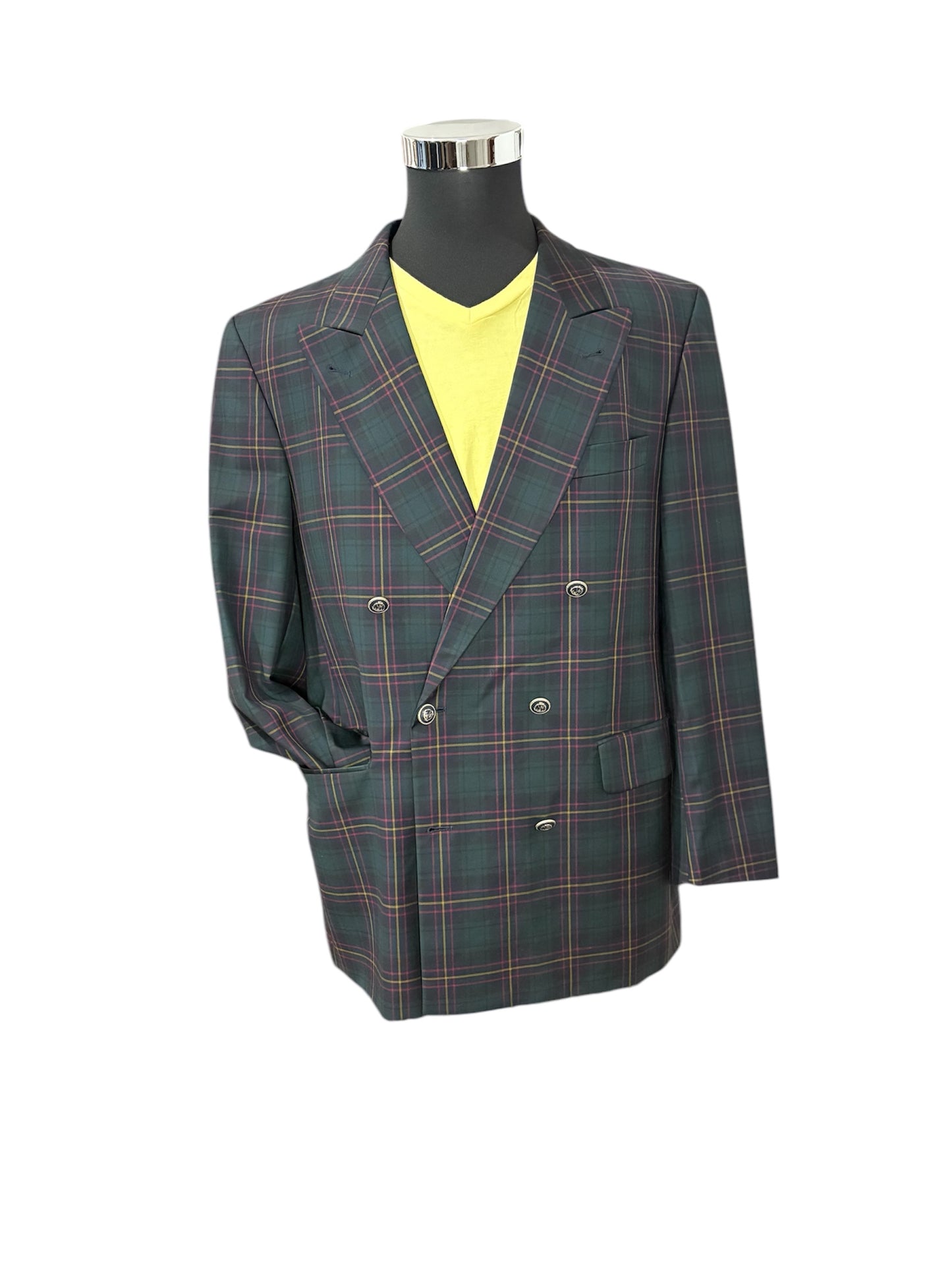 Giacca Doppiopetto Blackwatch Quadri 80/90 -L-