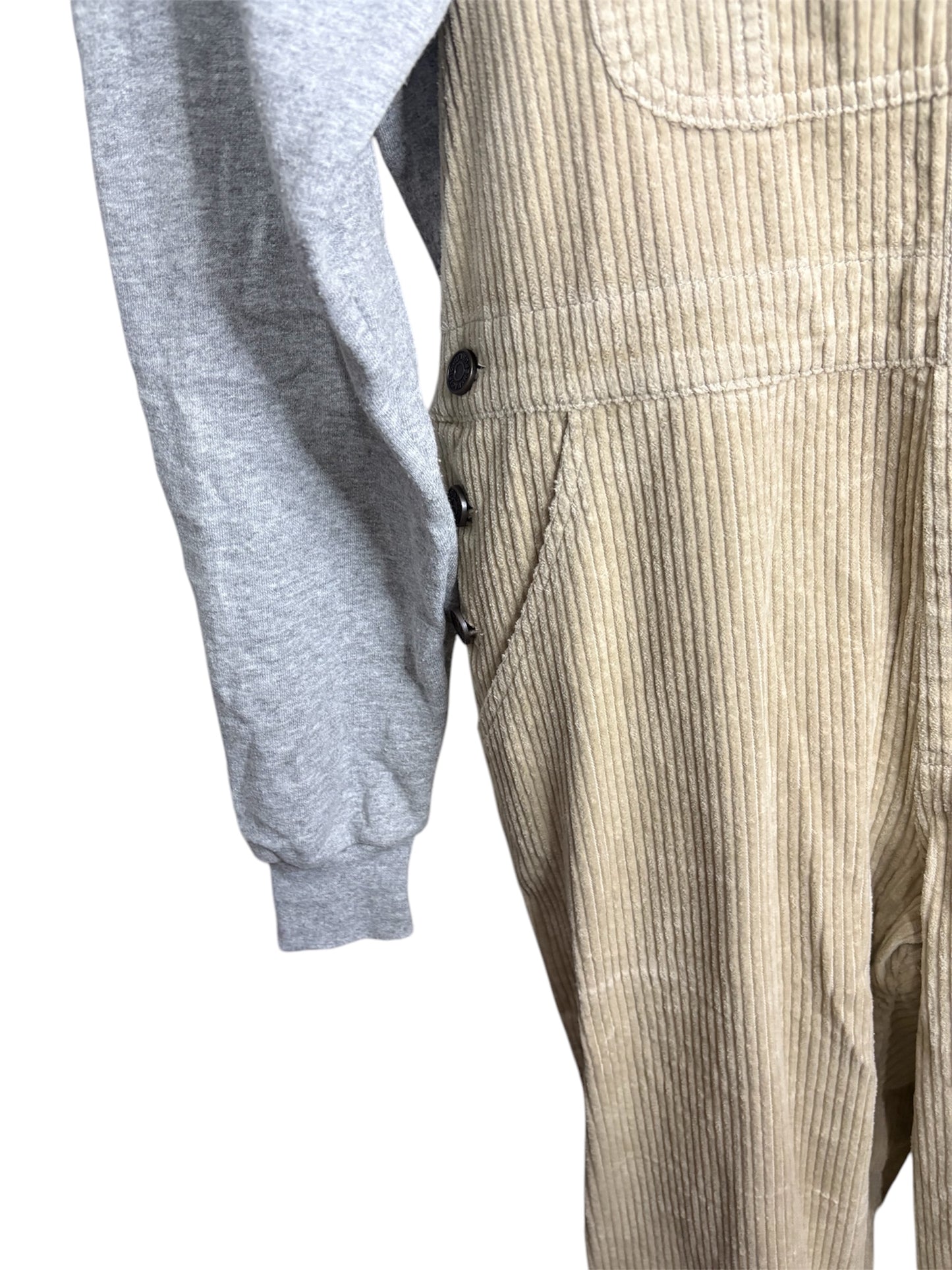 Salopette a Costine Velluto 80/90 Vintage -L/XL-