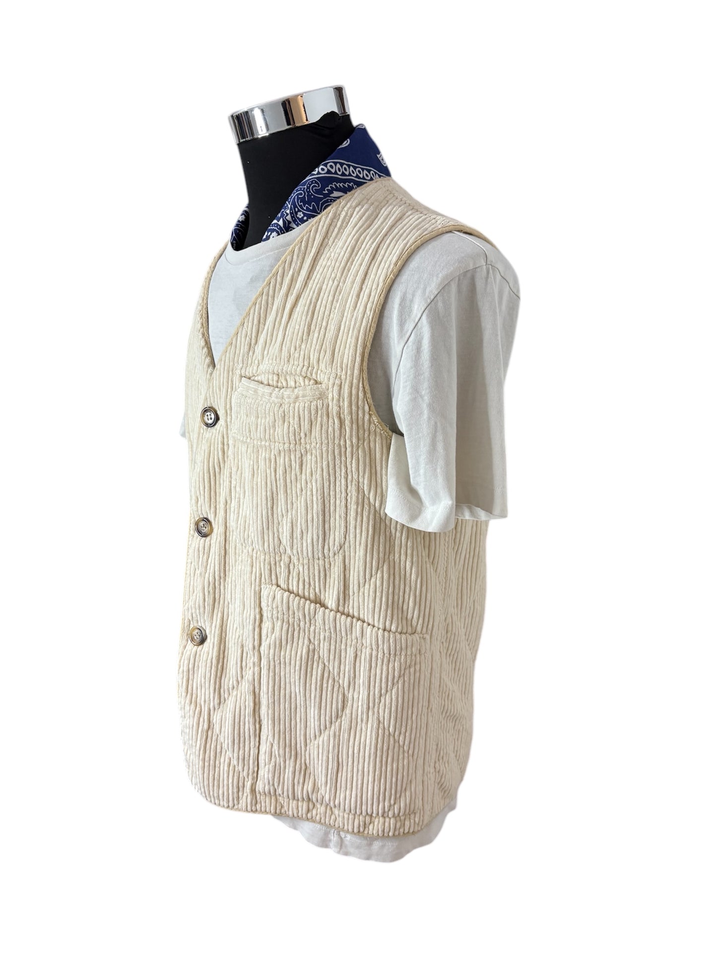 Gilet a Costine Velluto 80/90 Vintage -S/M-