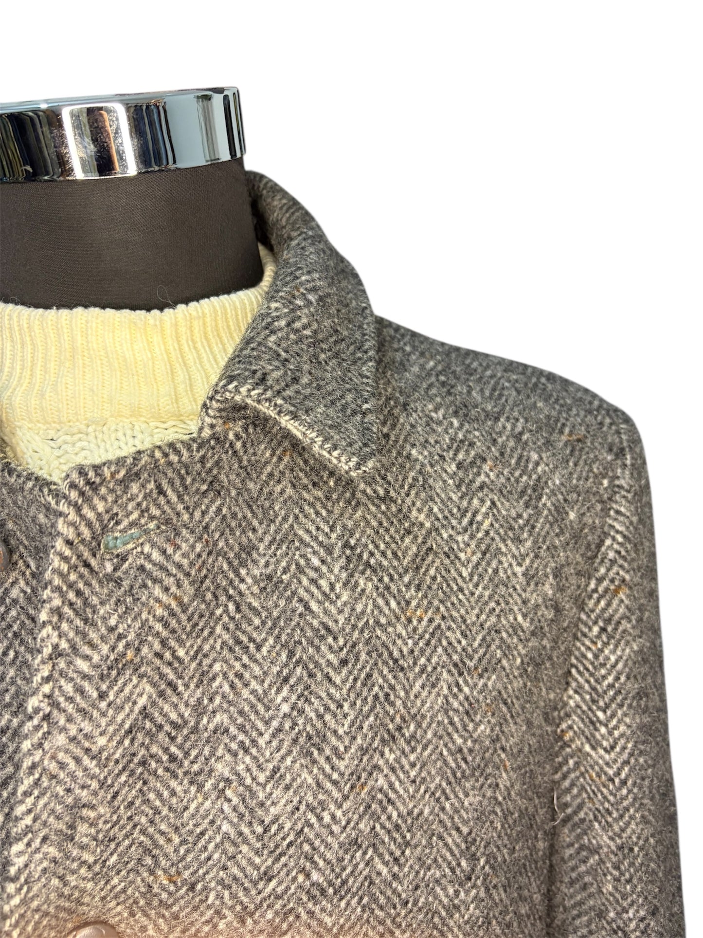 Cappotto in Pura Lana Vergine 80’s