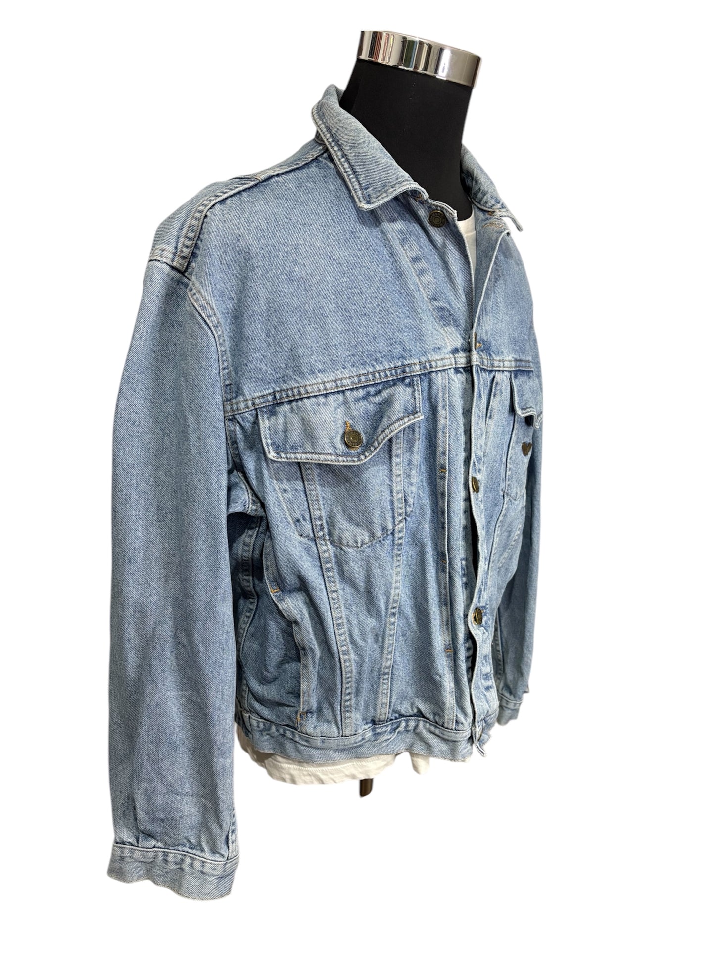 Giubbino Jeans 80/90 Vintage -L-