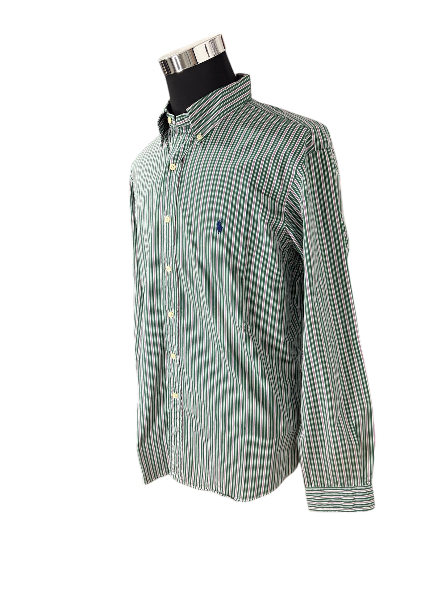 Camicia Ralph Lauren a Righe 80/90 -XL-