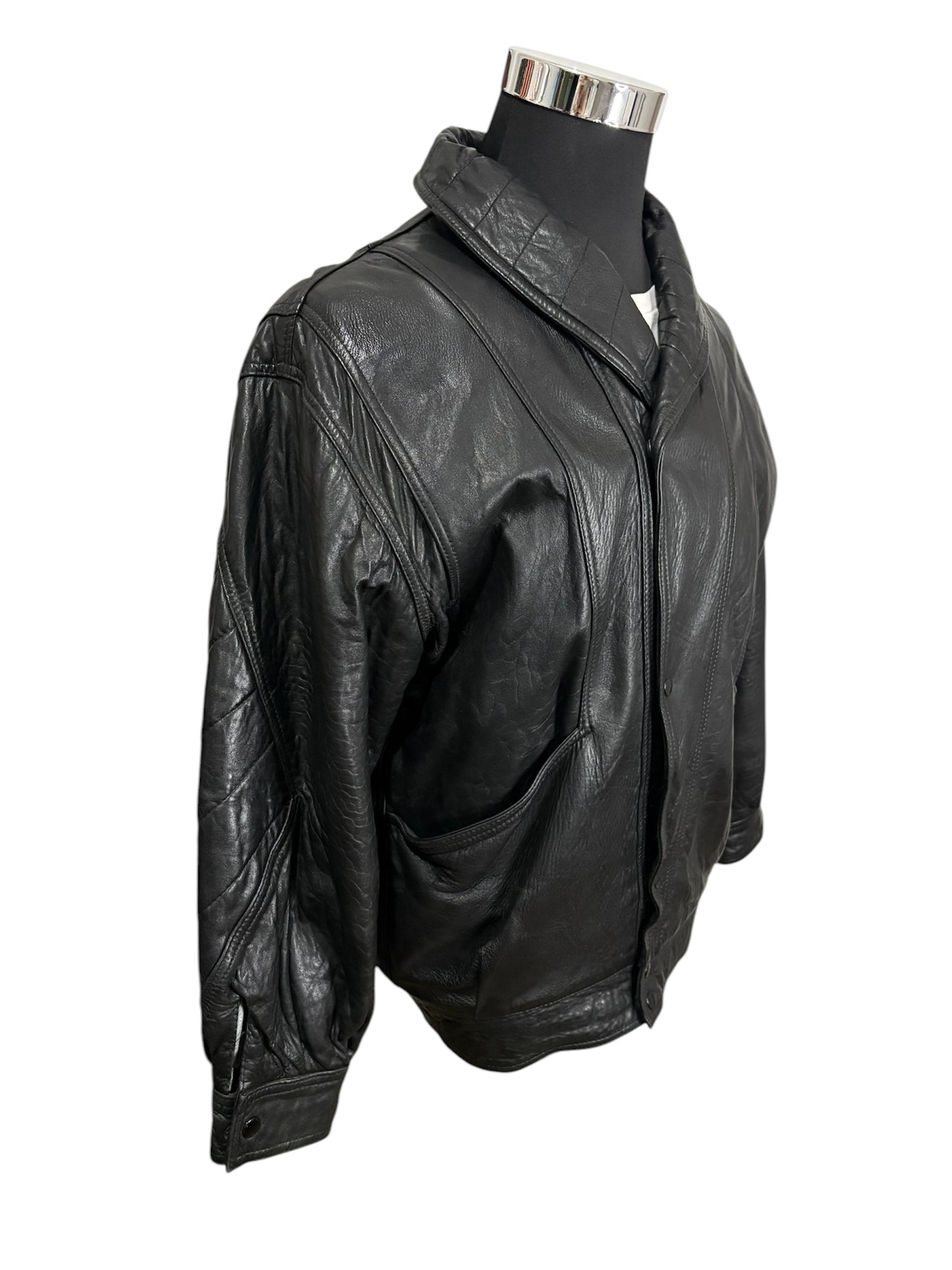 Giubbino pelle 80/90 Vintage -M/L-