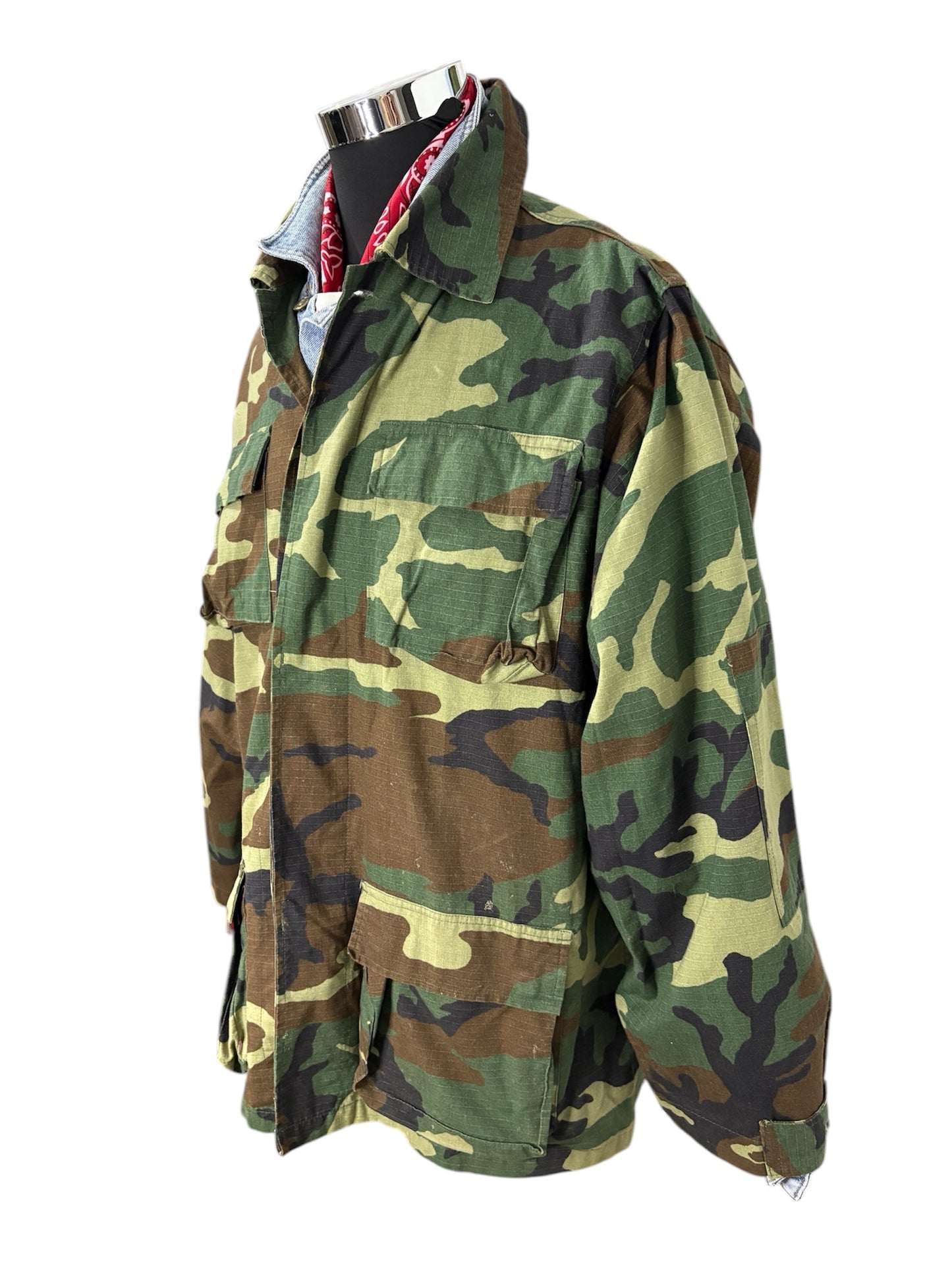 Giacca Deadstock Woodland U.S. Army -L/XL-