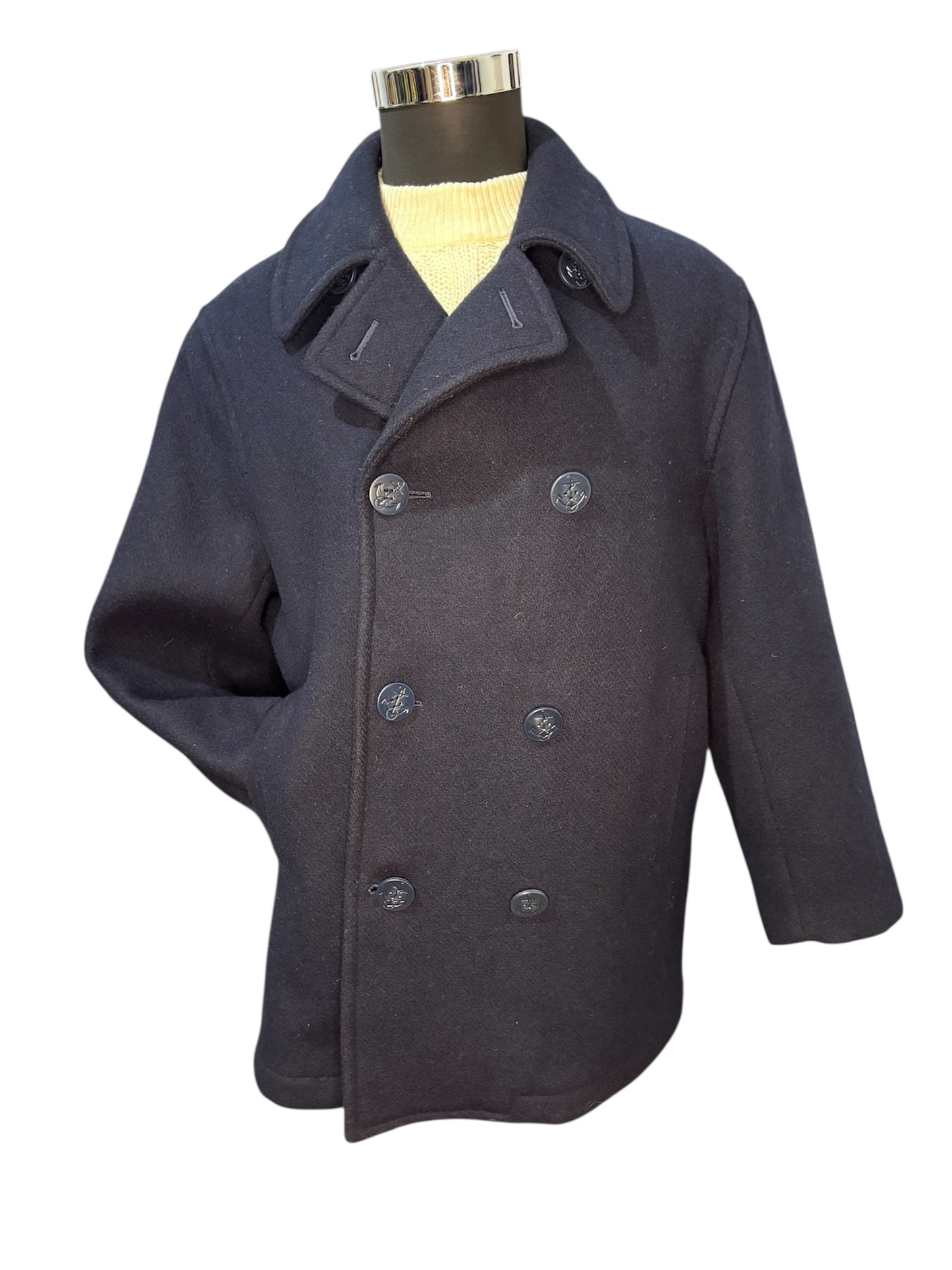 Cappotto Pea Coat US Navy - L -