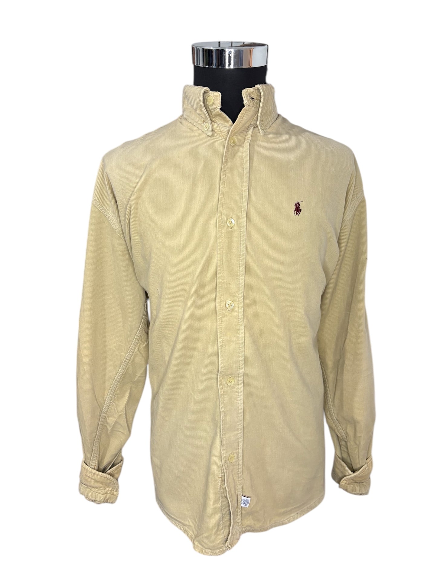 Camicia Ralph Lauren a Costine Velluto 80/90 -XL-