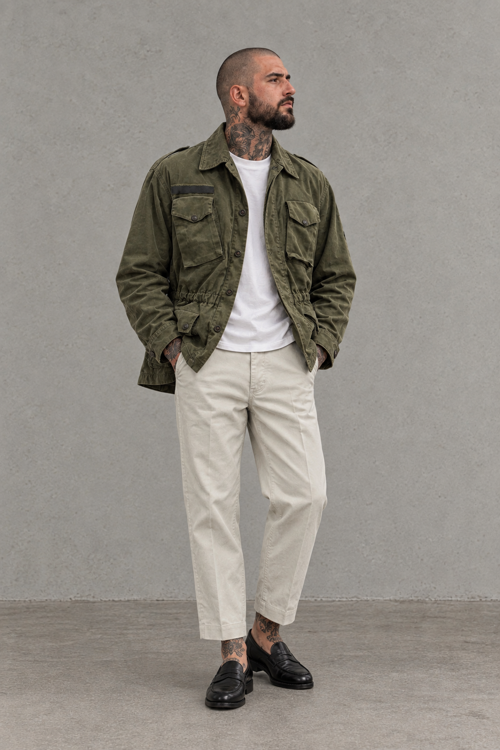 Field Jacket Esercito Italiano Roma anni 70/80 - L/XL -