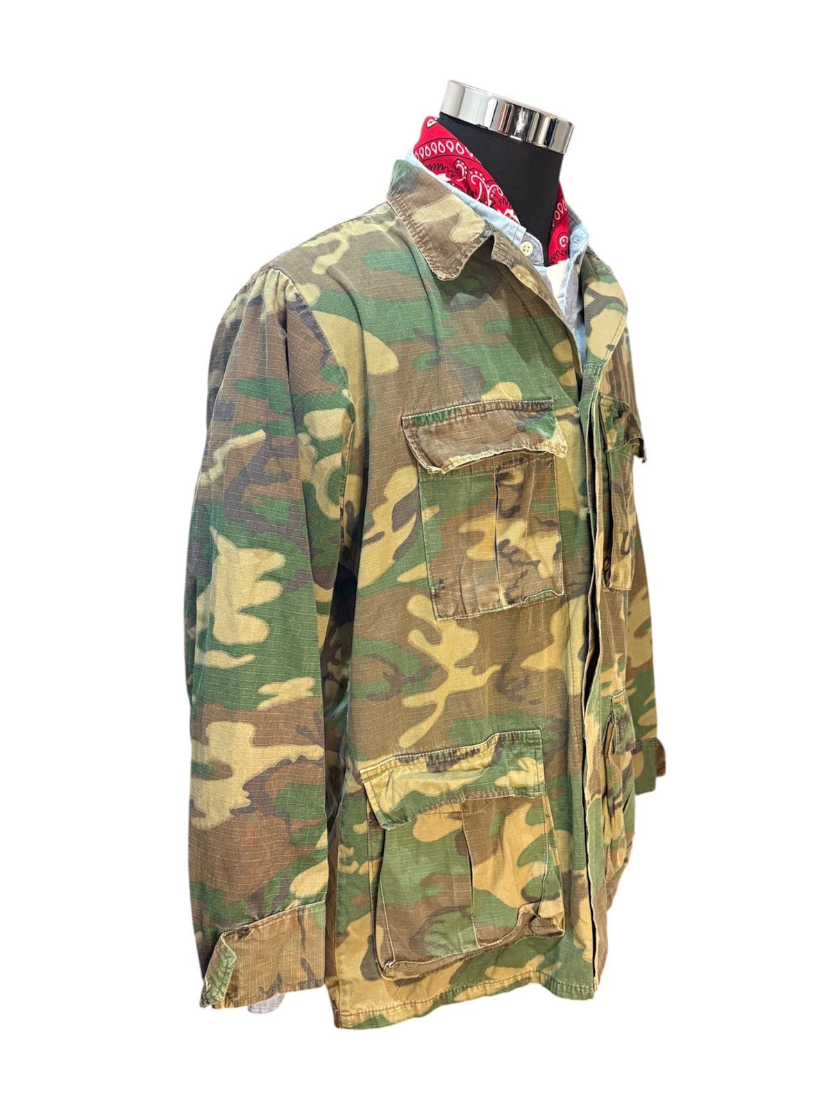 Tropical Jacket USMC ERDL Vietnam Era 70’s - M/L -