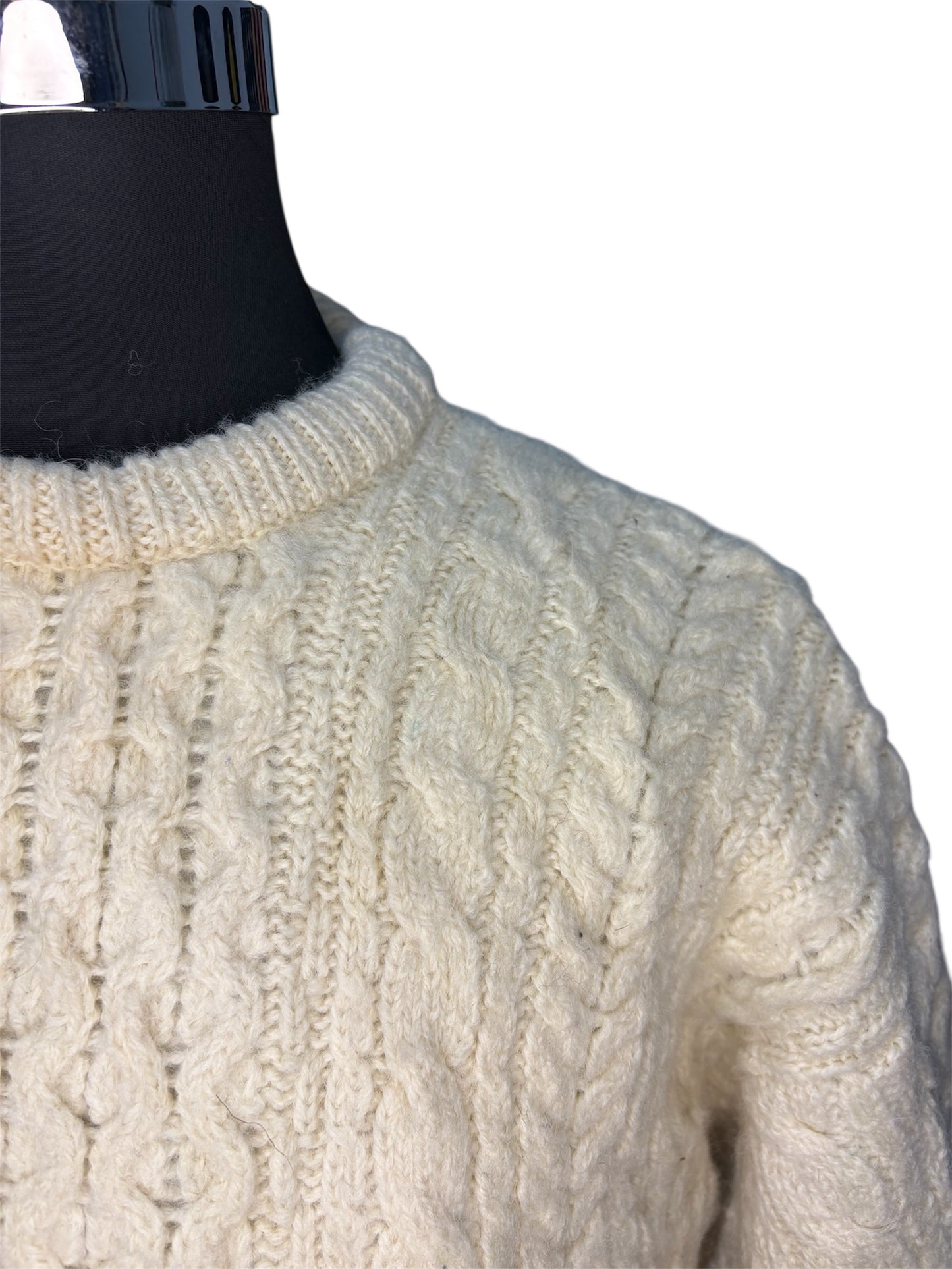 Maglione in Lana Fisherman Aran - S/M -