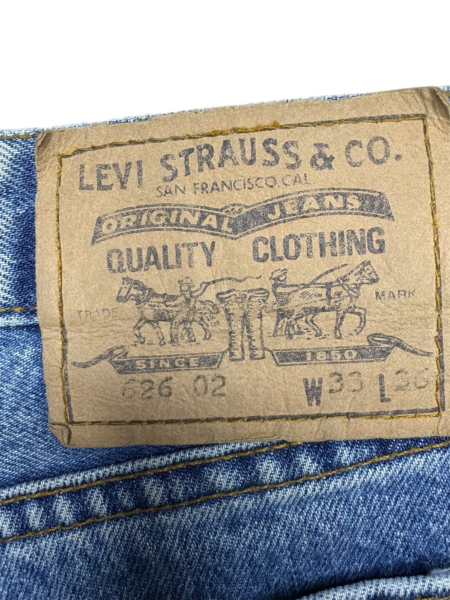 Jeans Levi’s 626 Orange Tab W33 L36