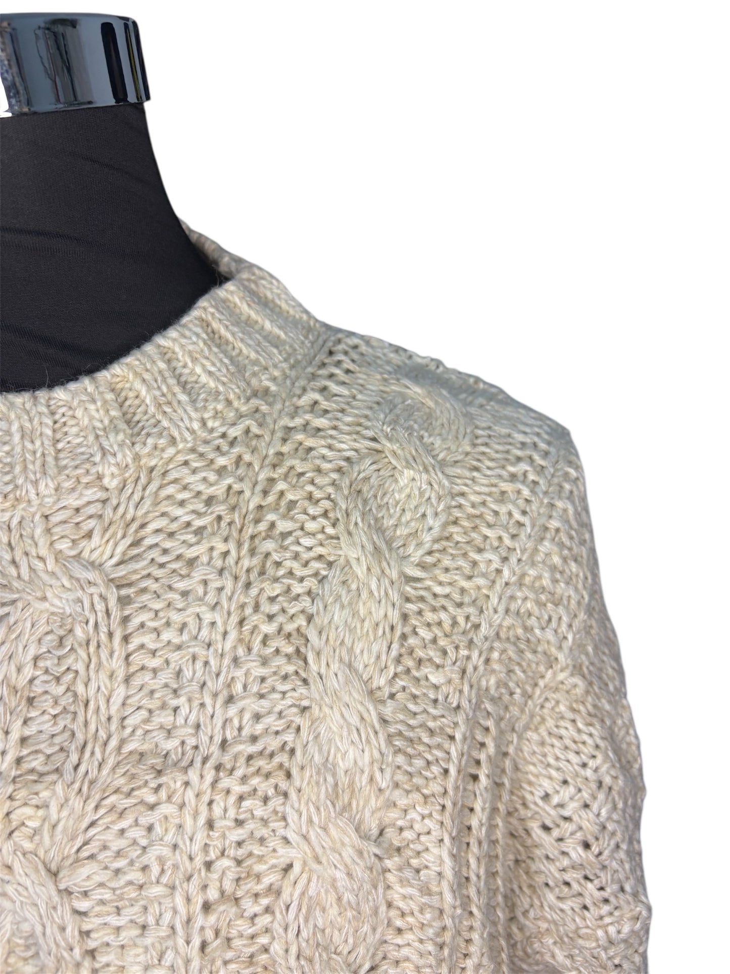 Maglione in Lana Fisherman Aran - L/XL -