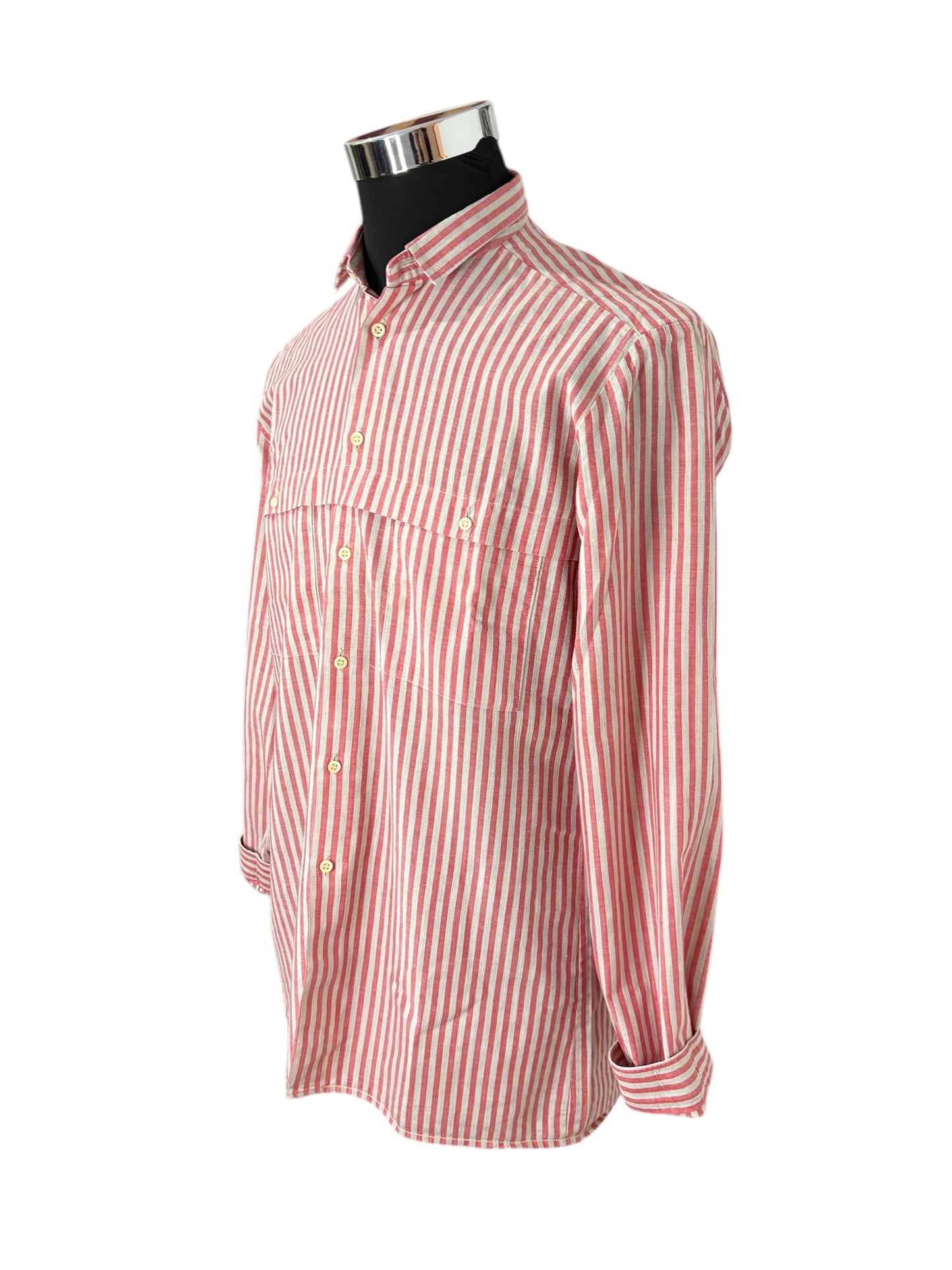 Camicia a Righe 80/90 Vintage -M-