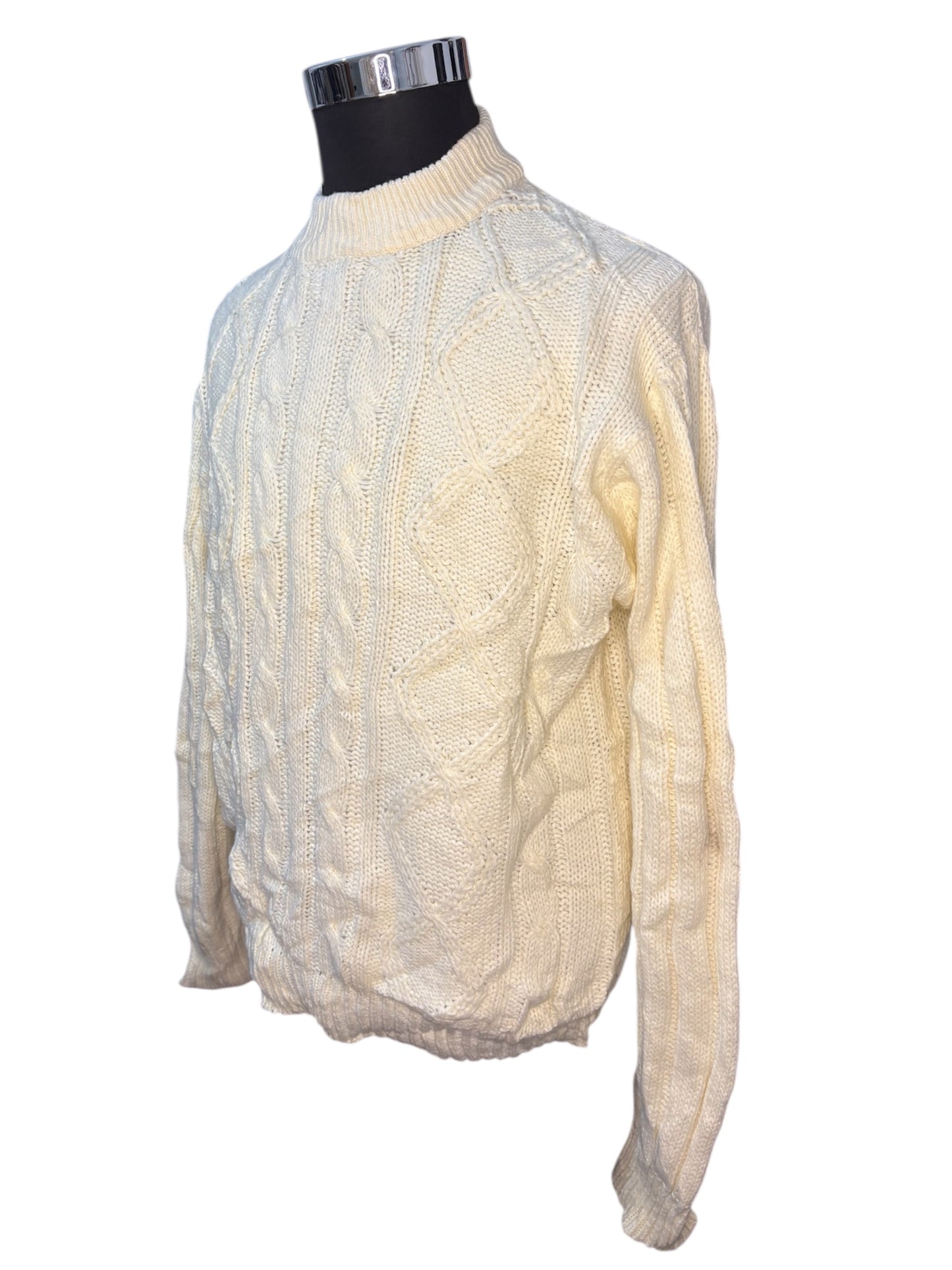 Maglione in Lana Fisherman Aran - M -