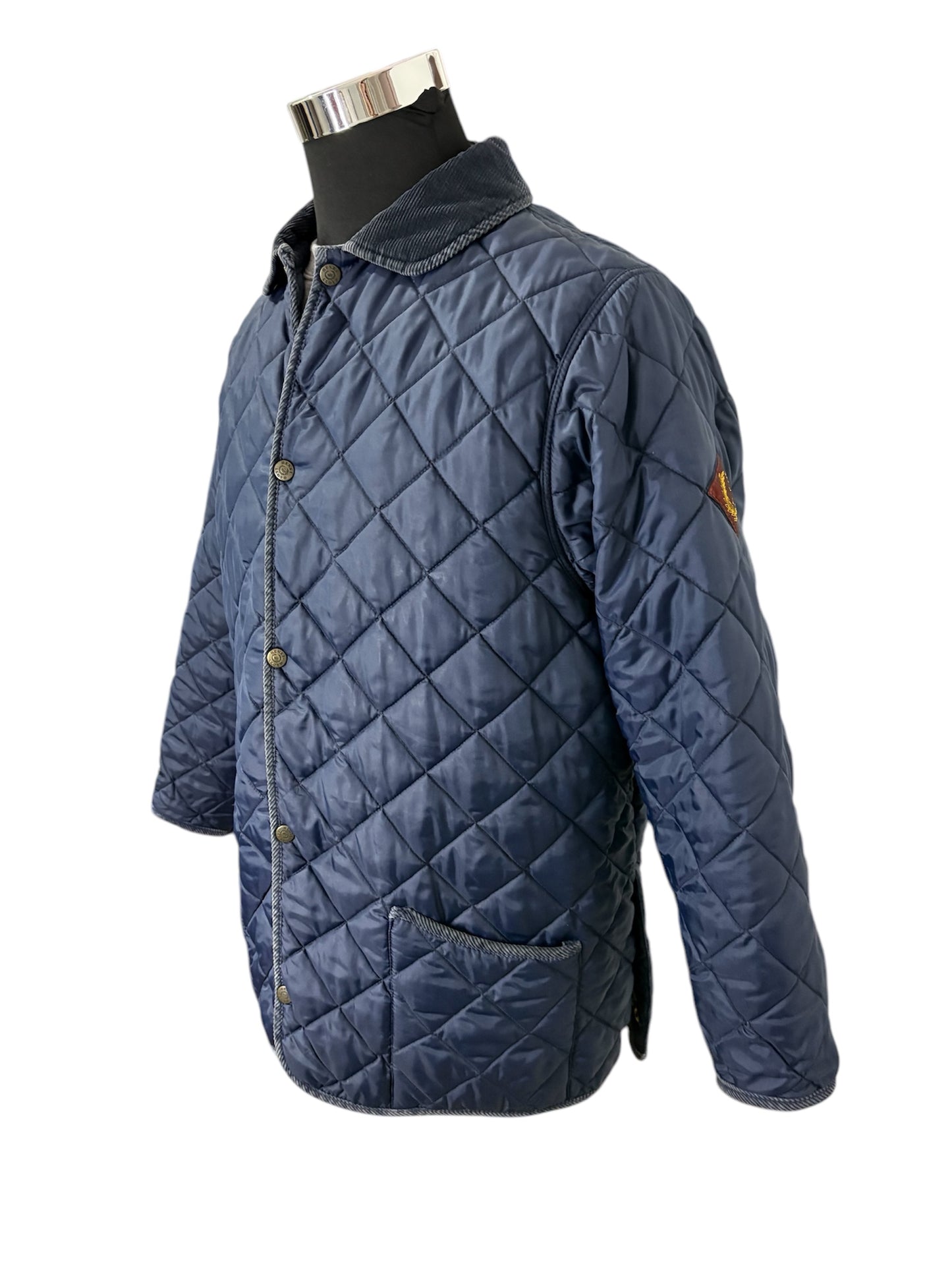 Giacca Trapuntata con Colletto a Costine in Velluto 80/90 -S-