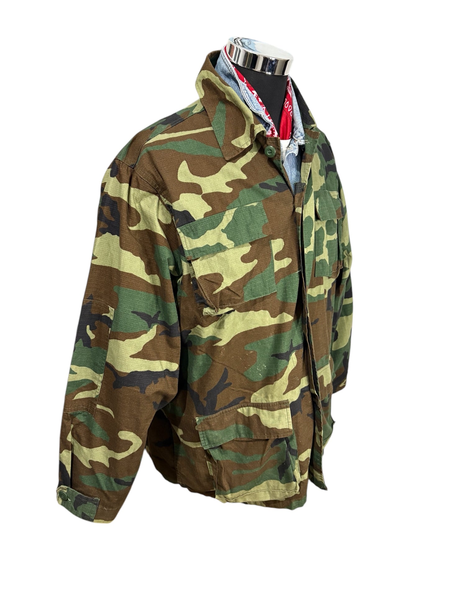 Giacca Deadstock Woodland U.S. Army -L/XL-