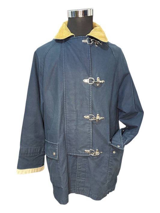 Giubbotto 4 Ganci con Colletto a Costine in Velluto - S/M -