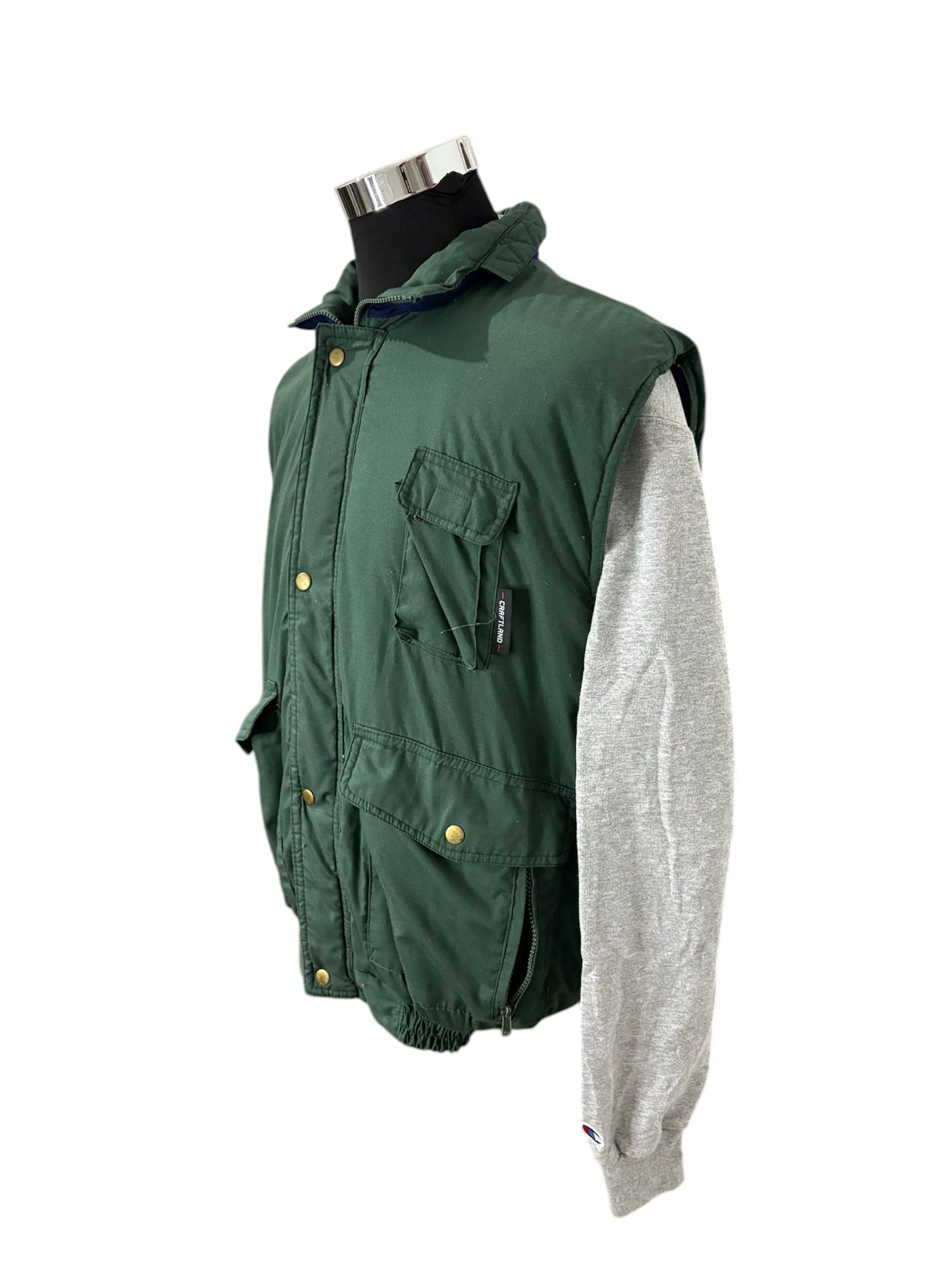 Gilet Imbottito Double Face 80/90 Vintage -M/L-