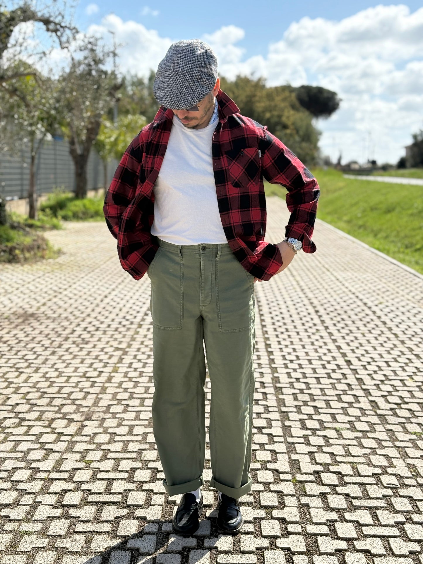 Pantalone U.S. Army Fatigue OG 107