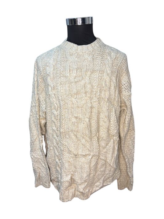 Maglione in Lana Fisherman Aran - L/XL -