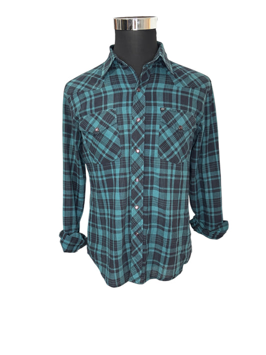 Camicia a Quadri Boscaiolo 80/90 Vintage -M-