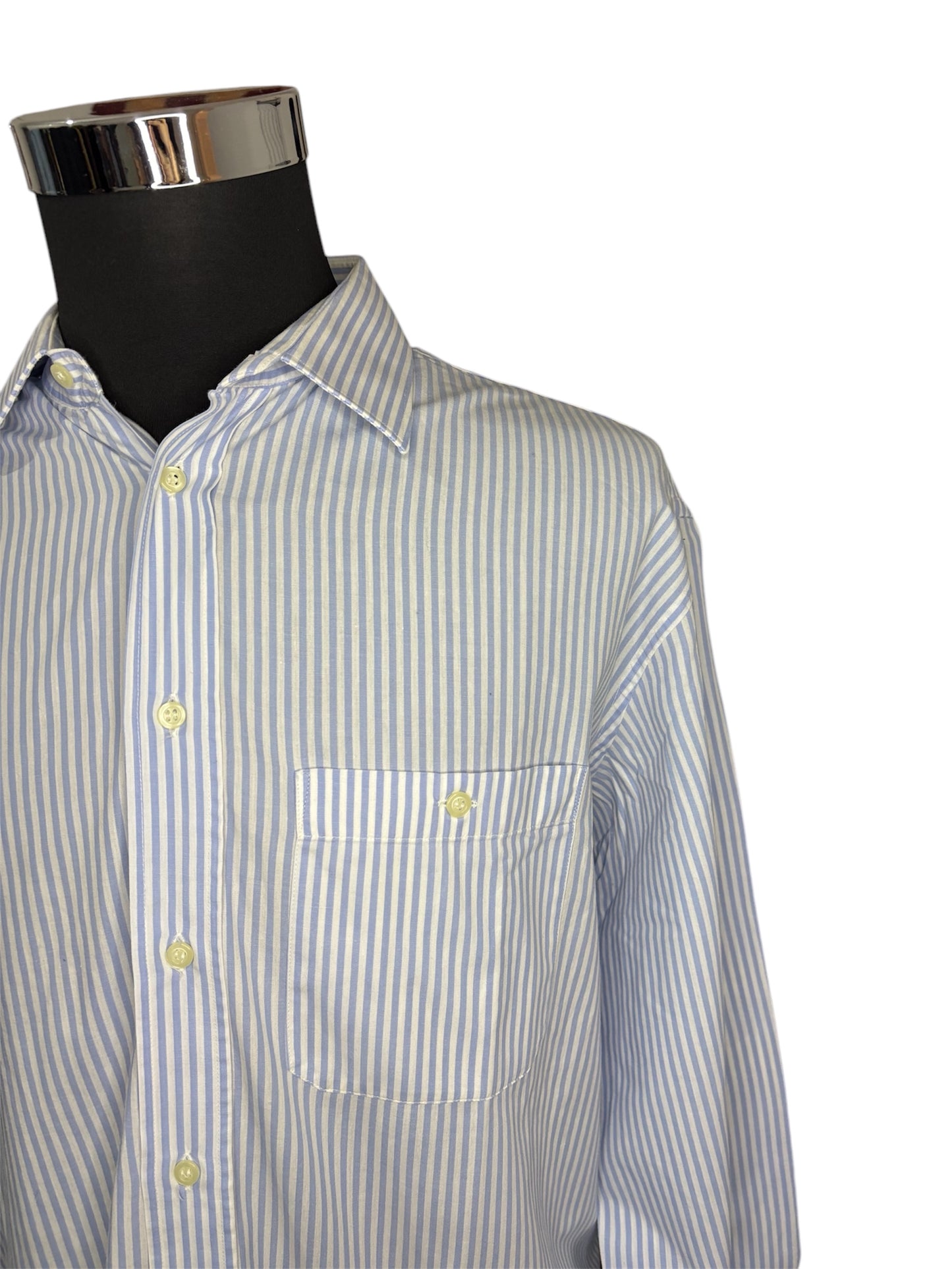 Camicia a Righe 80/90 Vintage -L-