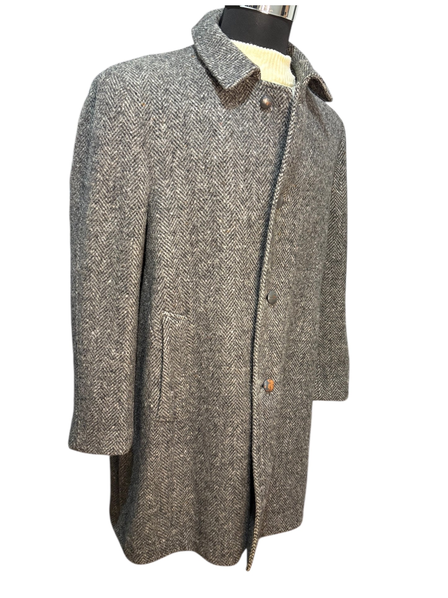 Cappotto in Pura Lana Vergine 80’s