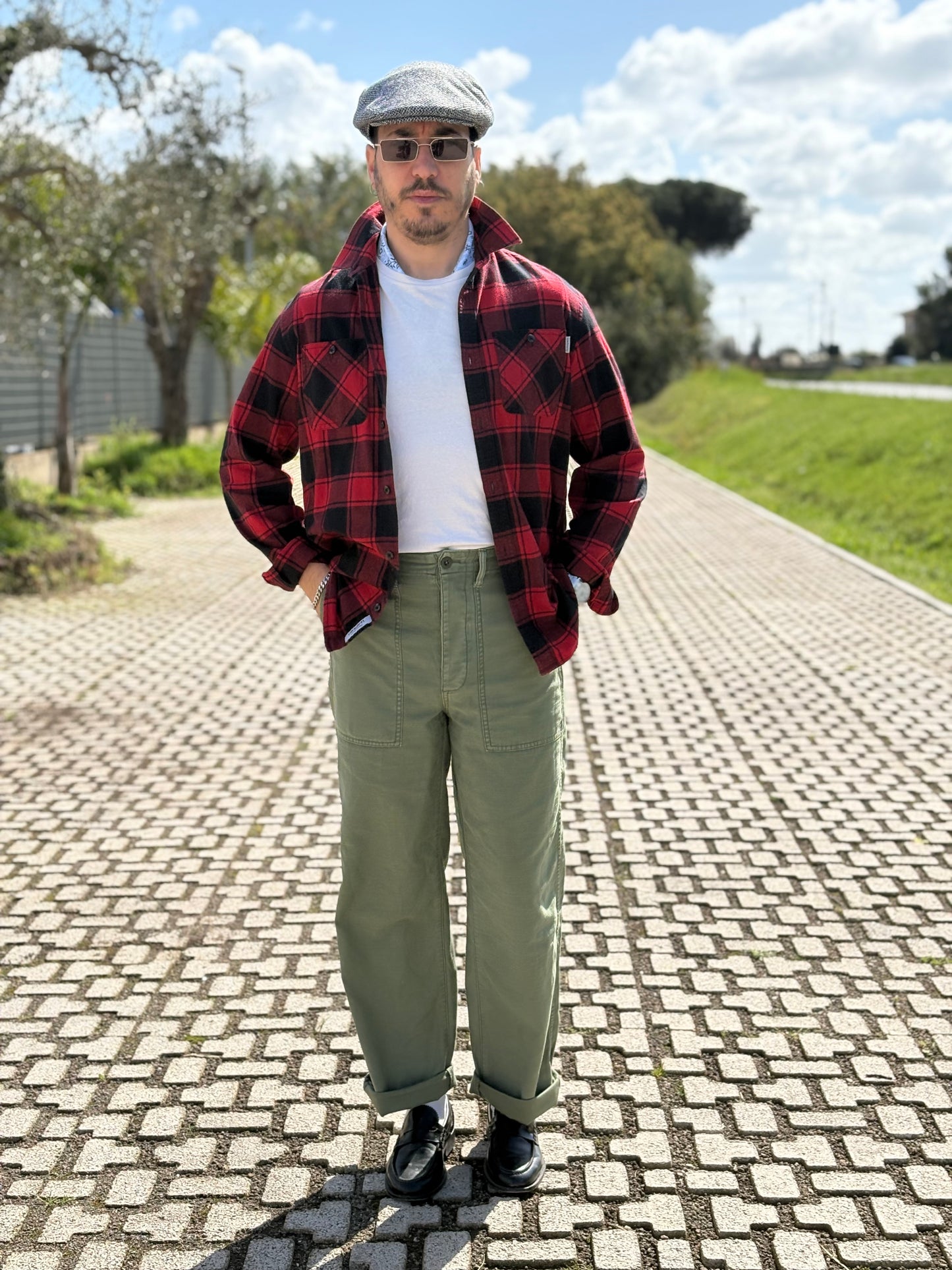 Camicia Carhartt a Quadri Boscaiolo 80/90 -L-