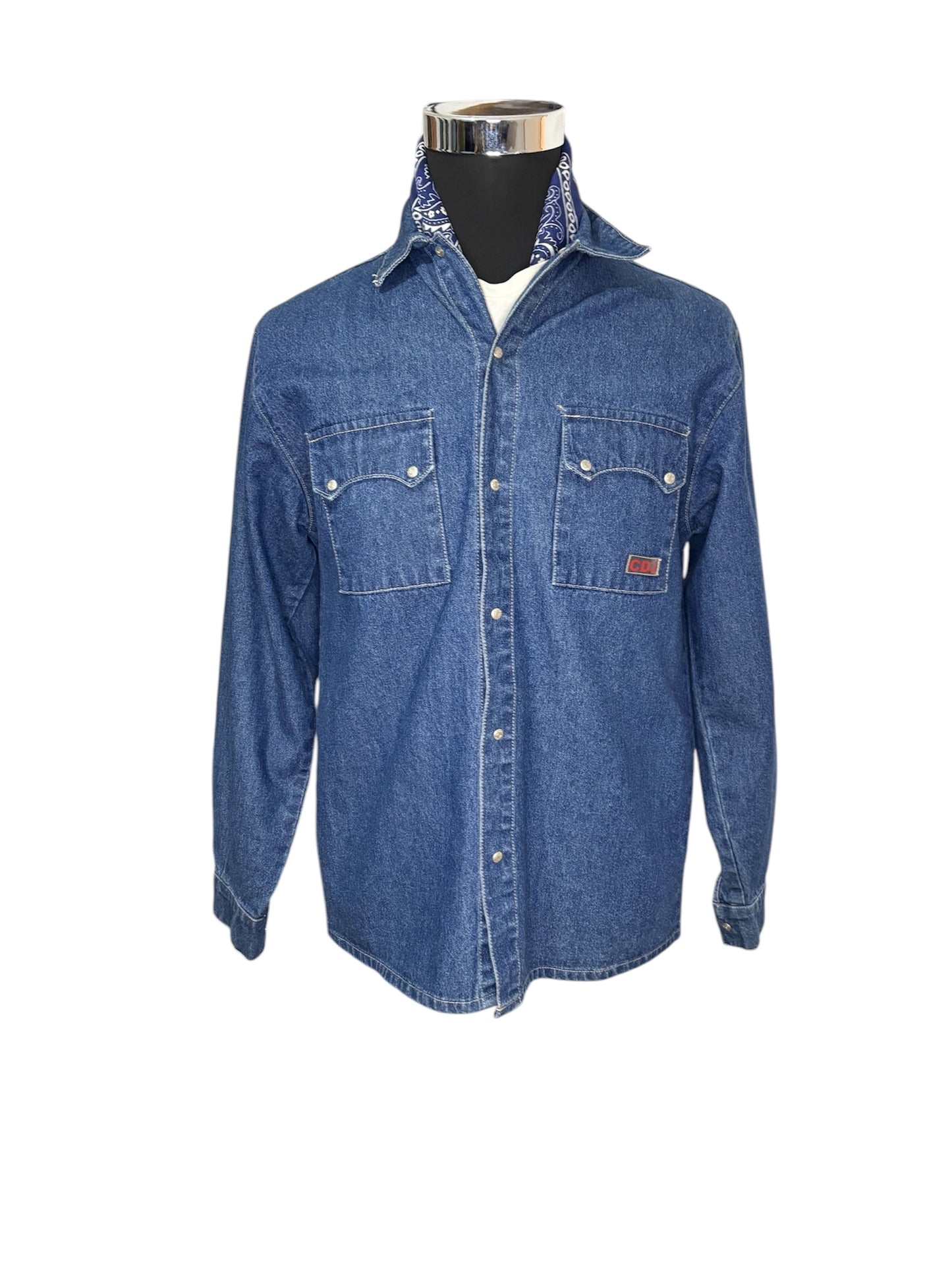 Camicia Jeans 80/90 Vintage - M -