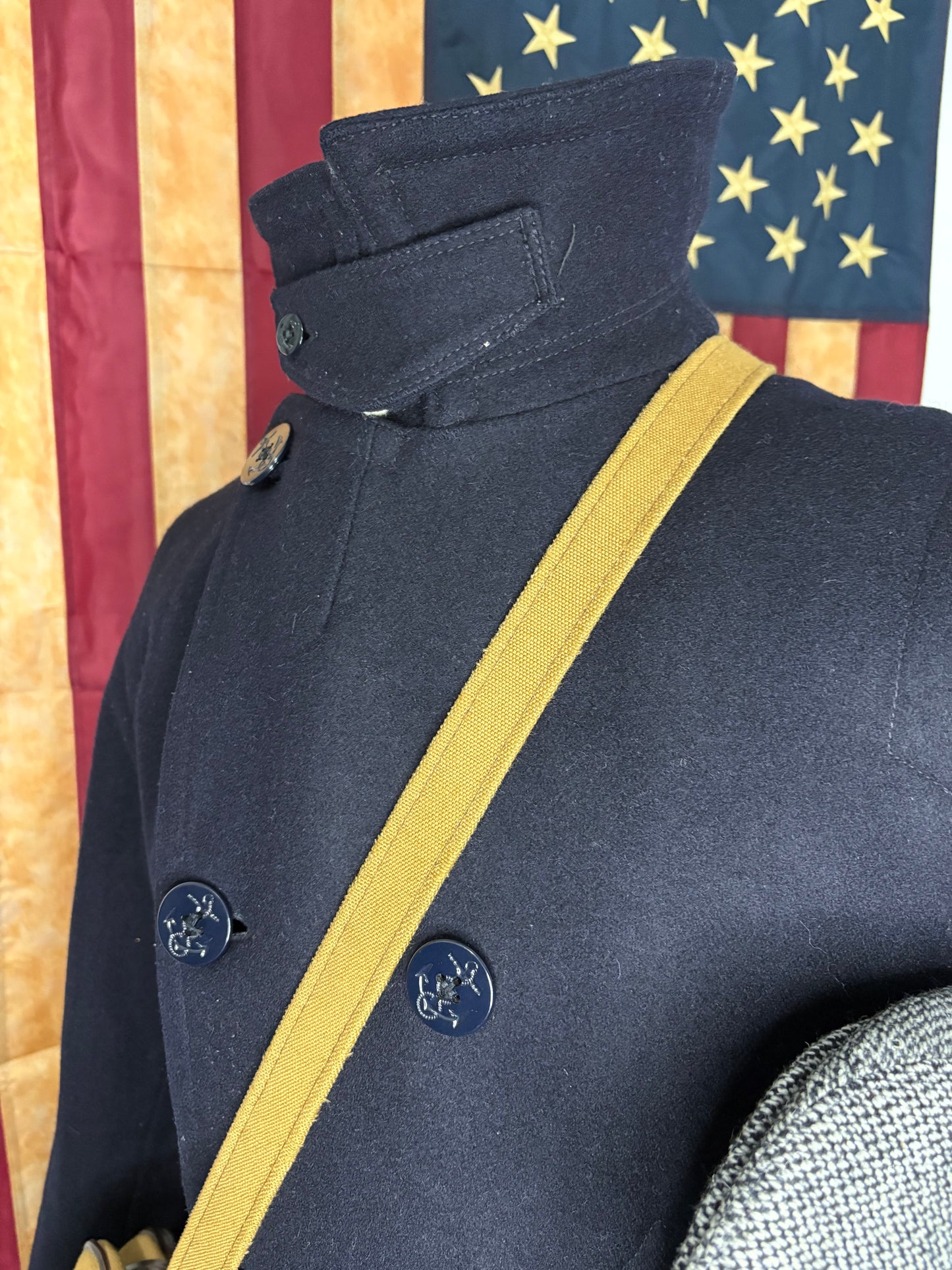 Cappotto Pea Coat U.S. Navy Marina Americana -M-