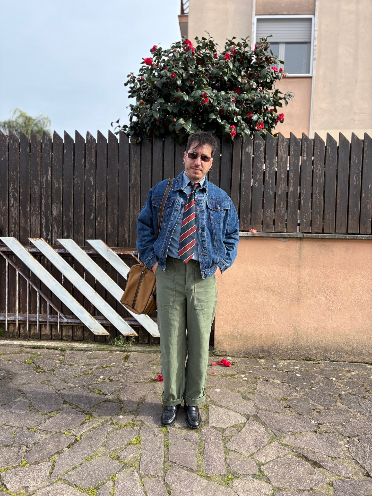 Giubbino Jeans 80/90 Vintage -M-