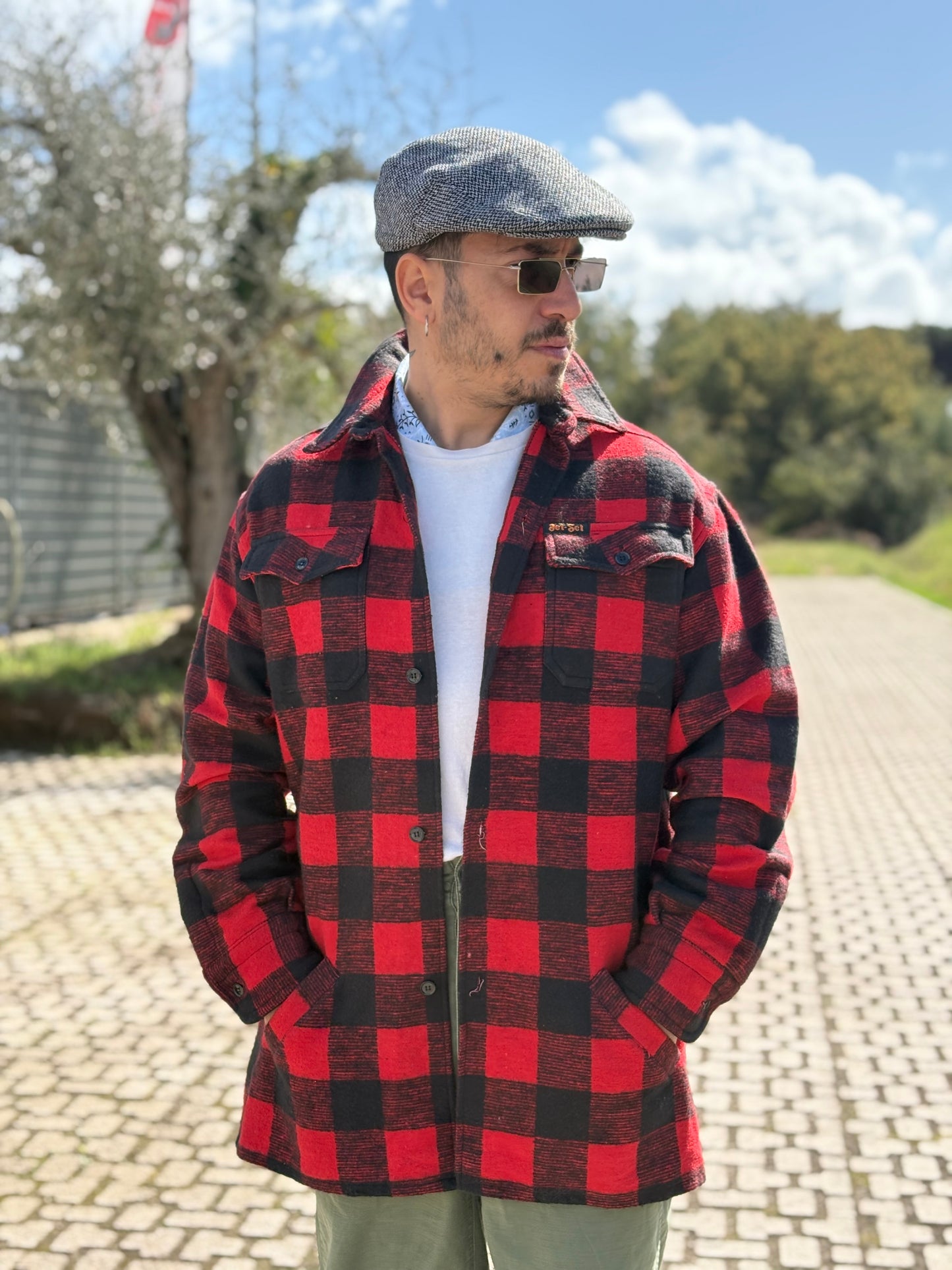 Camicione Overshirt Boscaiolo 80/90 Vintage -M/L-