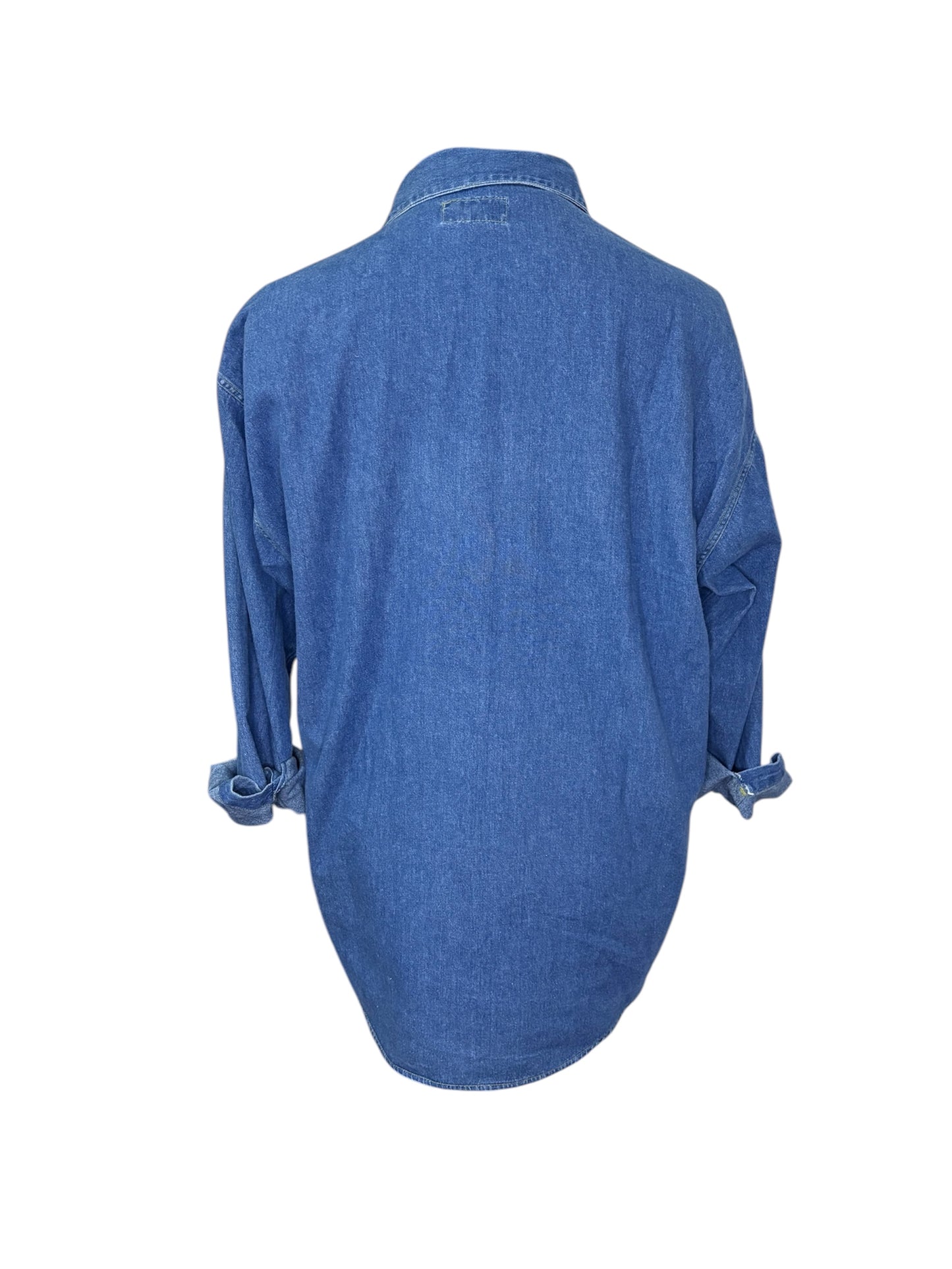 Camicia Jeans Western 80/90 Vintage - L -