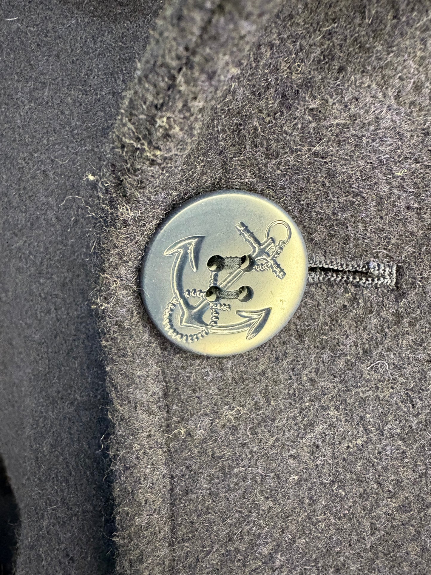 Cappotto Pea Coat US Navy - L -