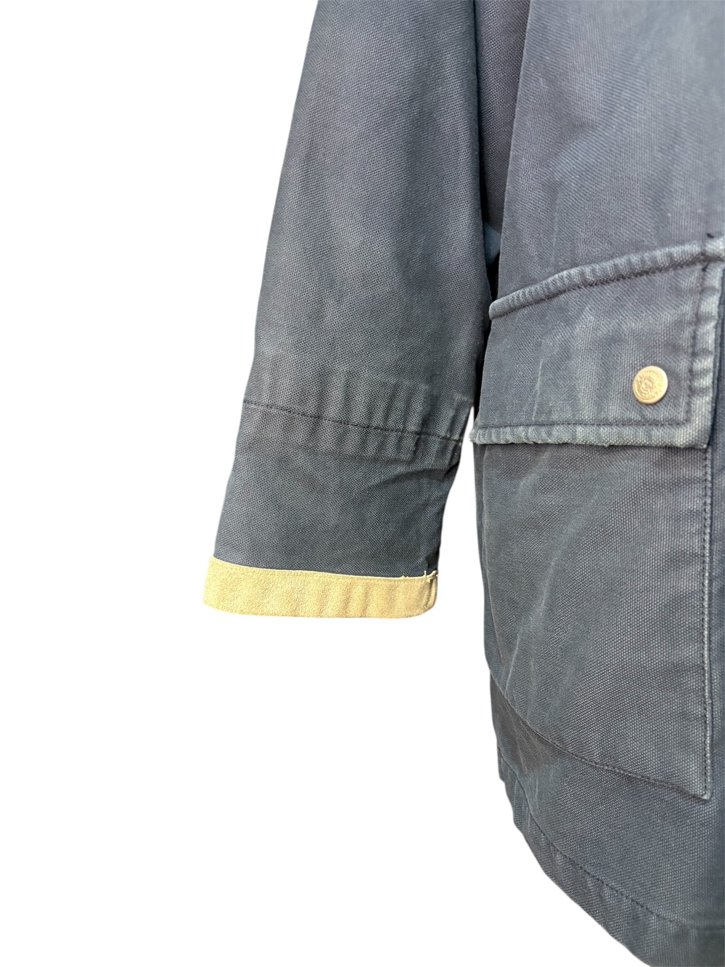 Giubbotto 4 Ganci con Colletto a Costine in Velluto - S/M -