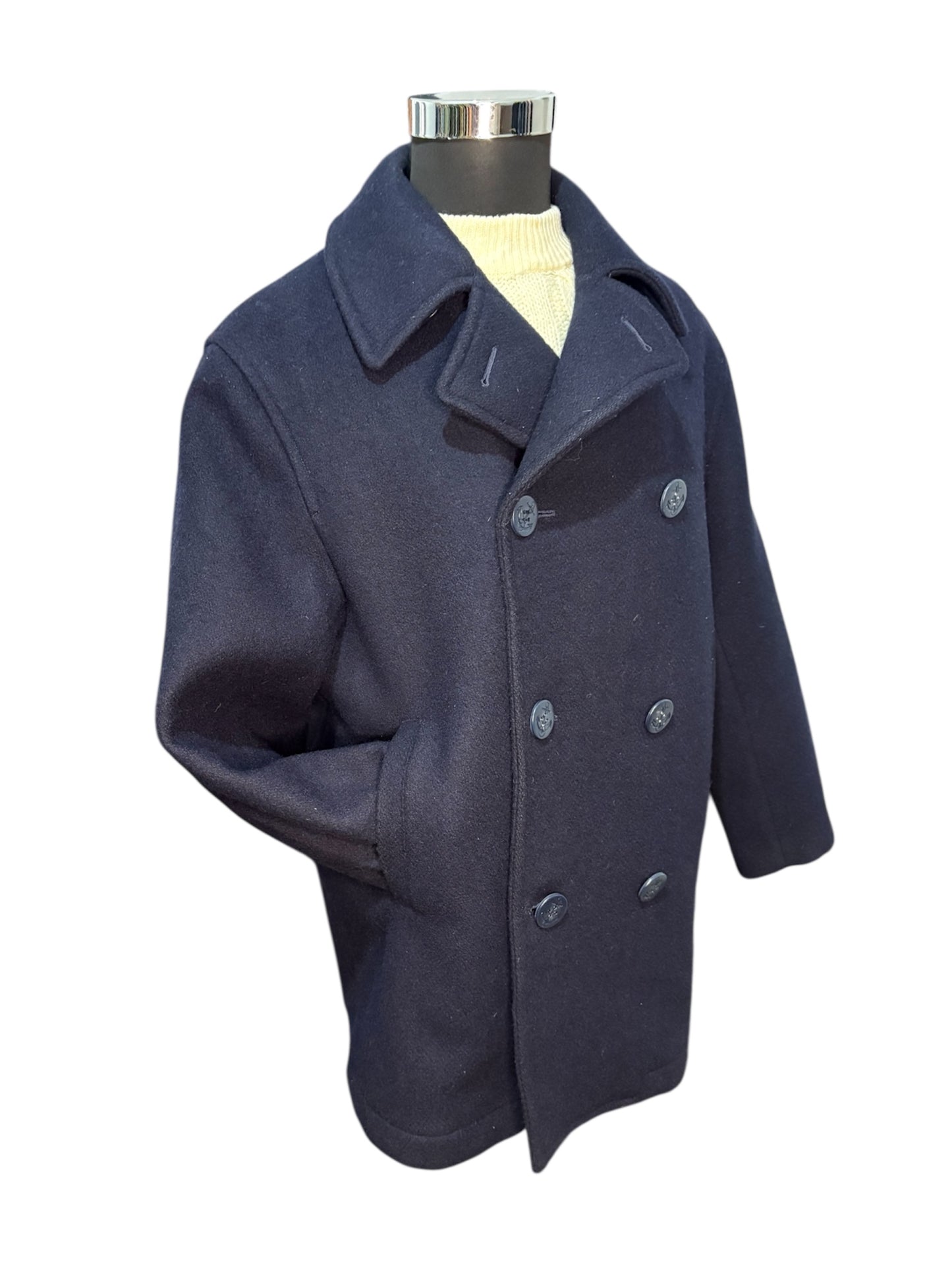 Cappotto Pea Coat US Navy - L -