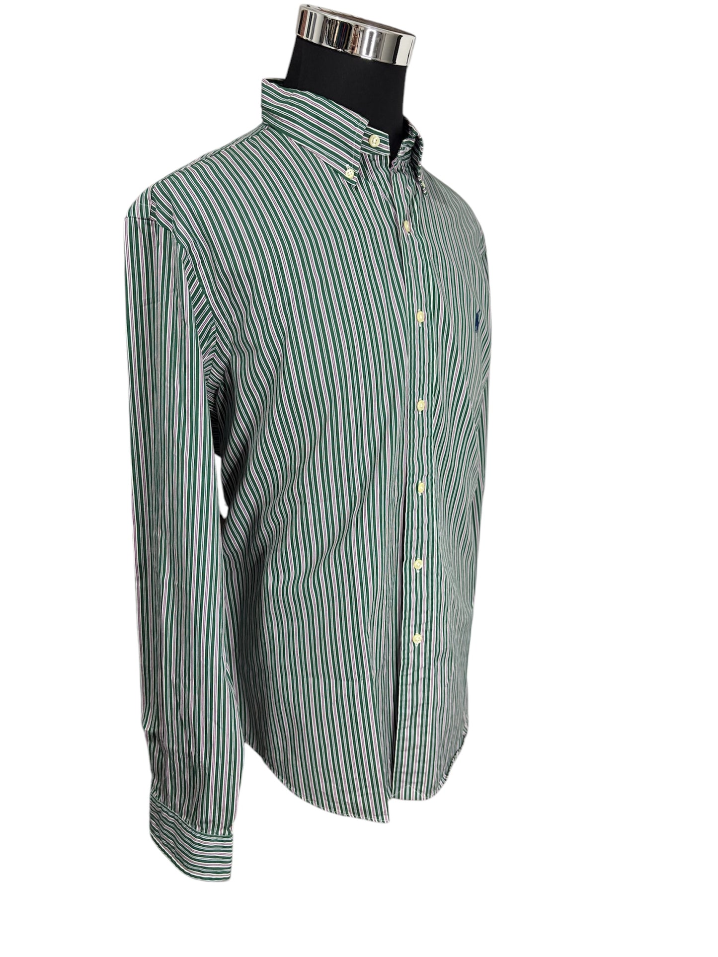 Camicia Ralph Lauren a Righe 80/90 -XL-