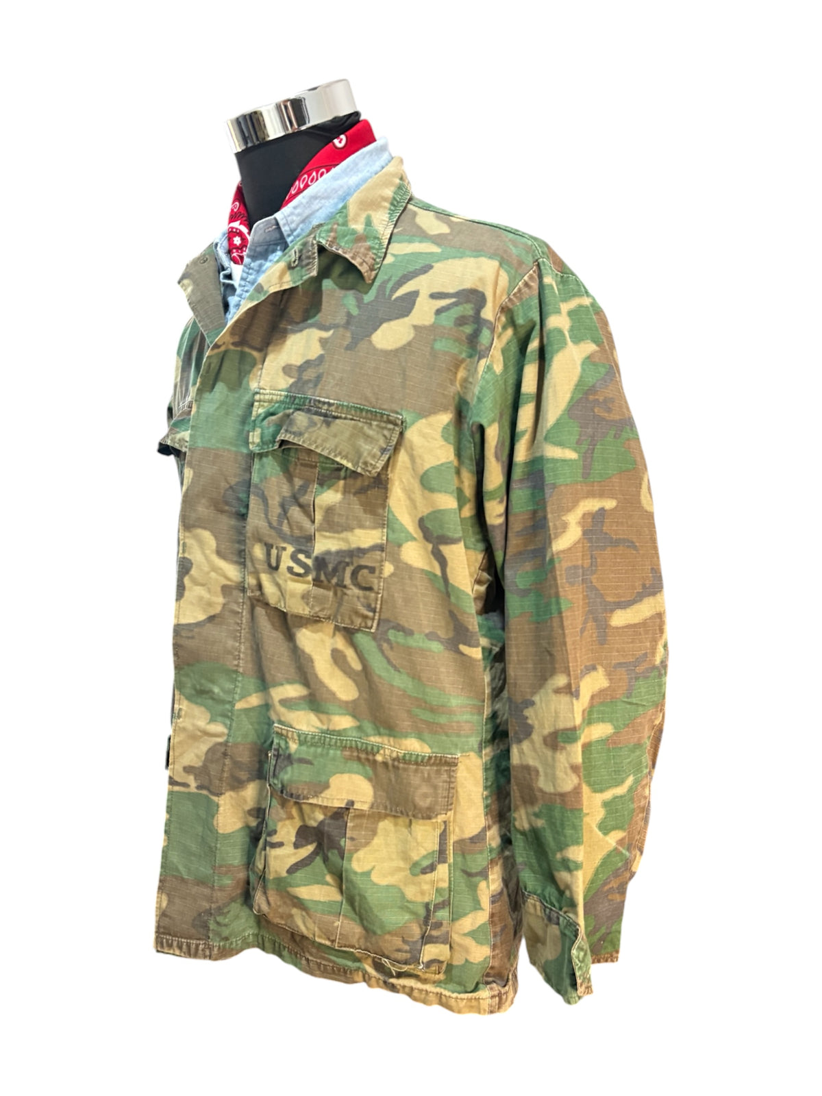 Tropical Jacket USMC ERDL Vietnam Era 70’s - M/L -