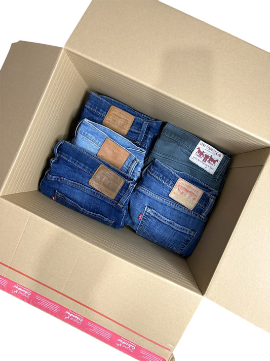 JEANS LEVI’S BOX - 5 JEANS LEVI’S ORIGINALI VINTAGE